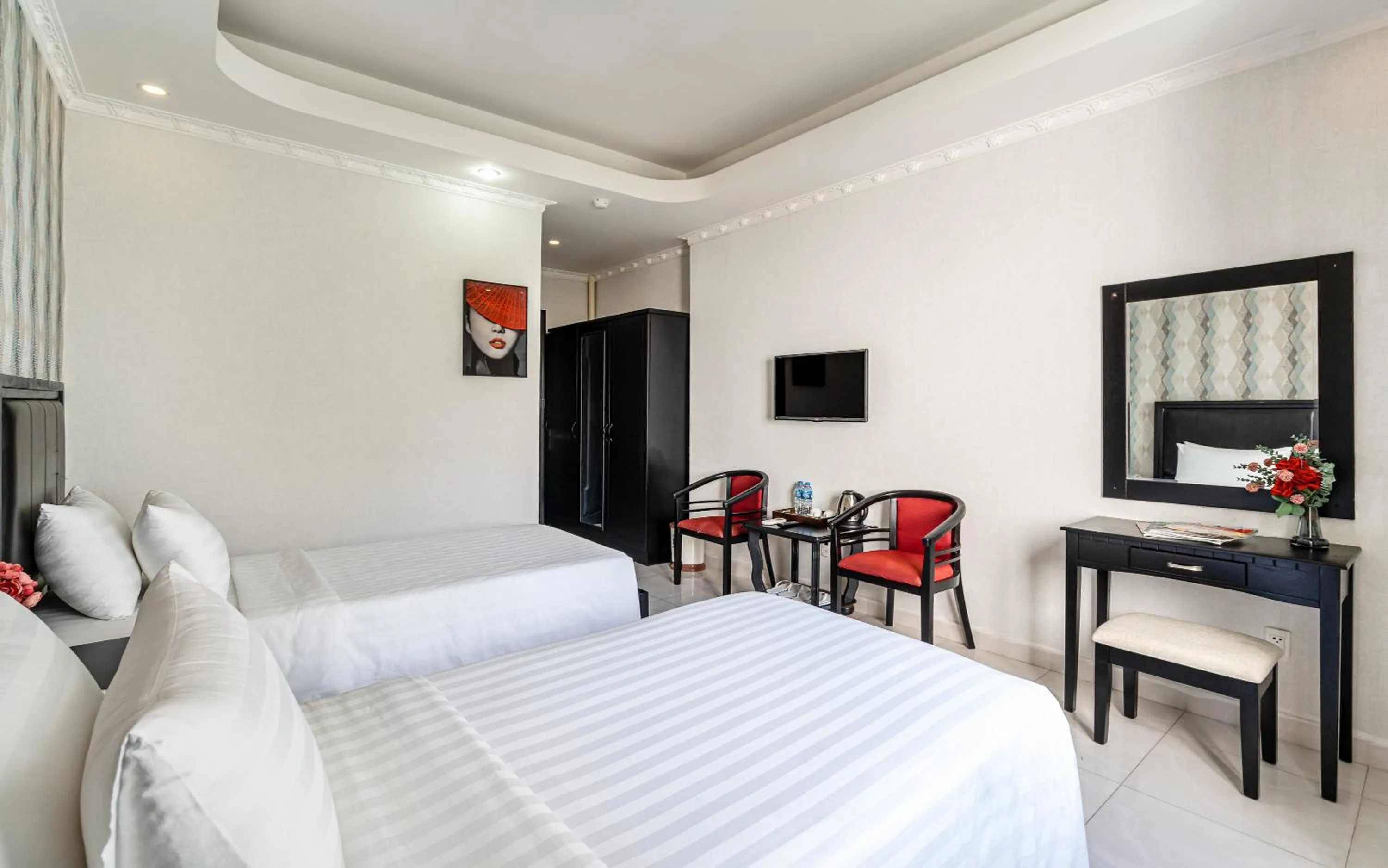 Bed in La Casona Boutique Hotel