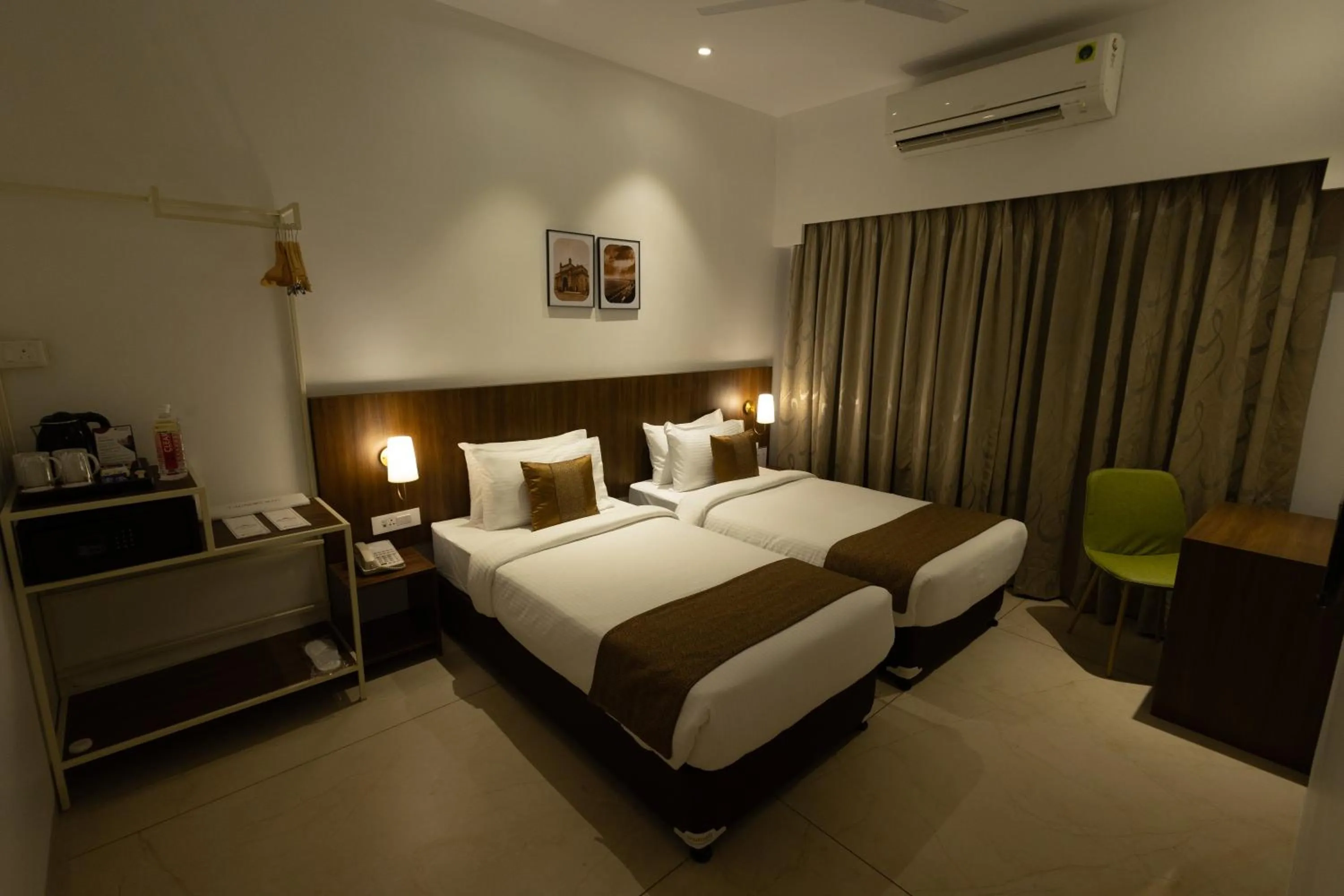 Photo of the whole room, Bed in Freesia Residency By Express Inn - Navi Mumbai