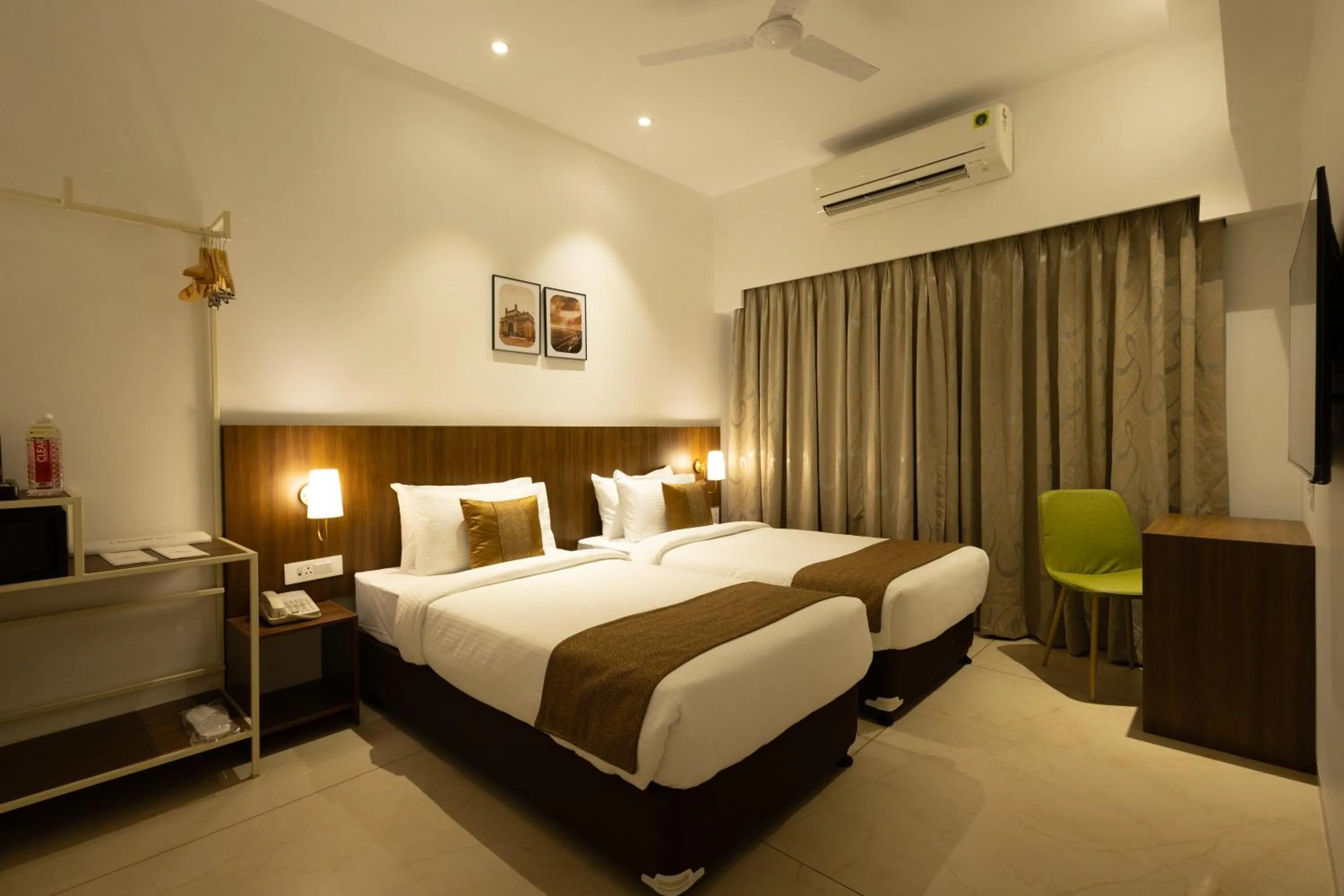 Photo of the whole room, Bed in Freesia Residency By Express Inn - Navi Mumbai