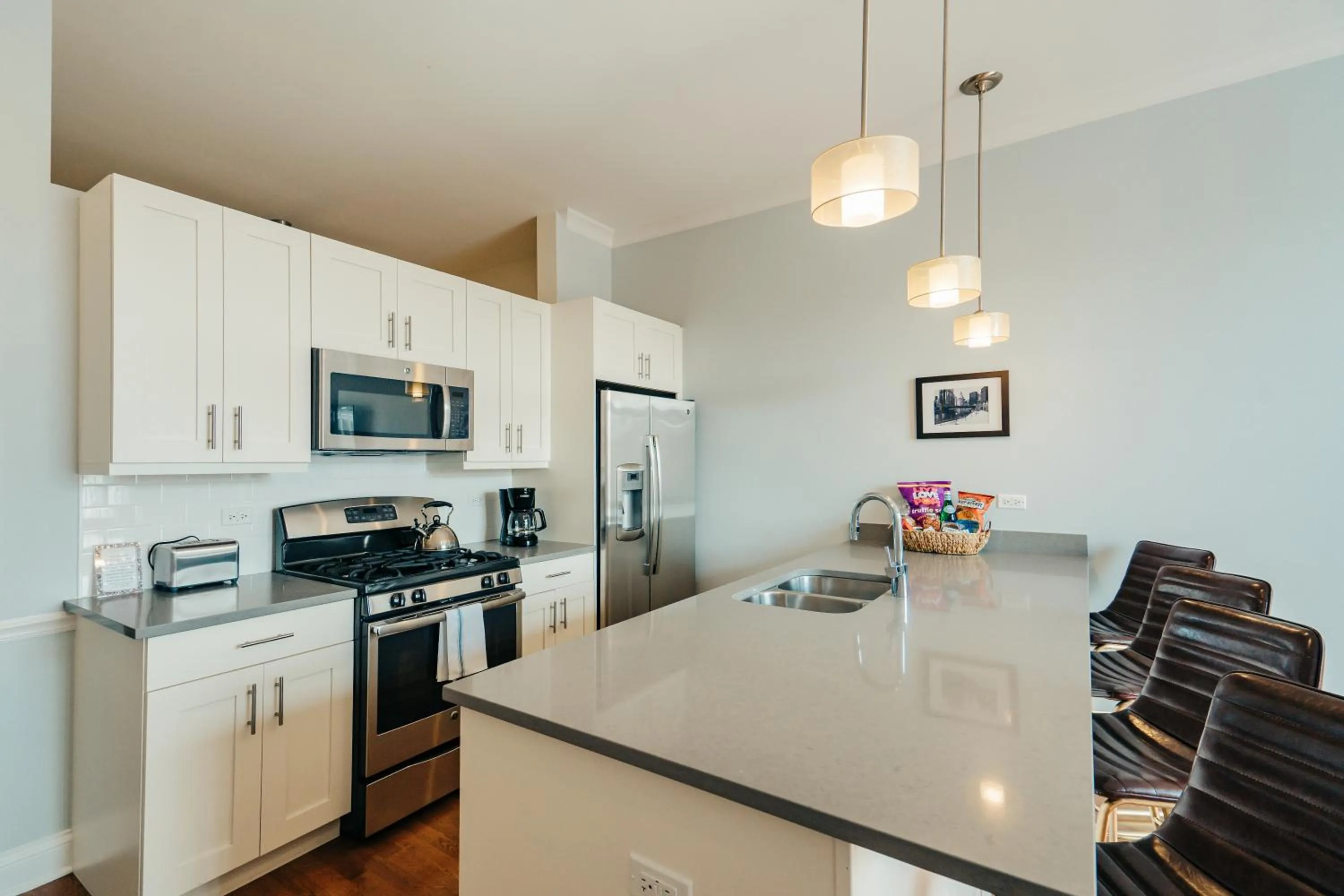 kitchen in The Guesthouse Hotel