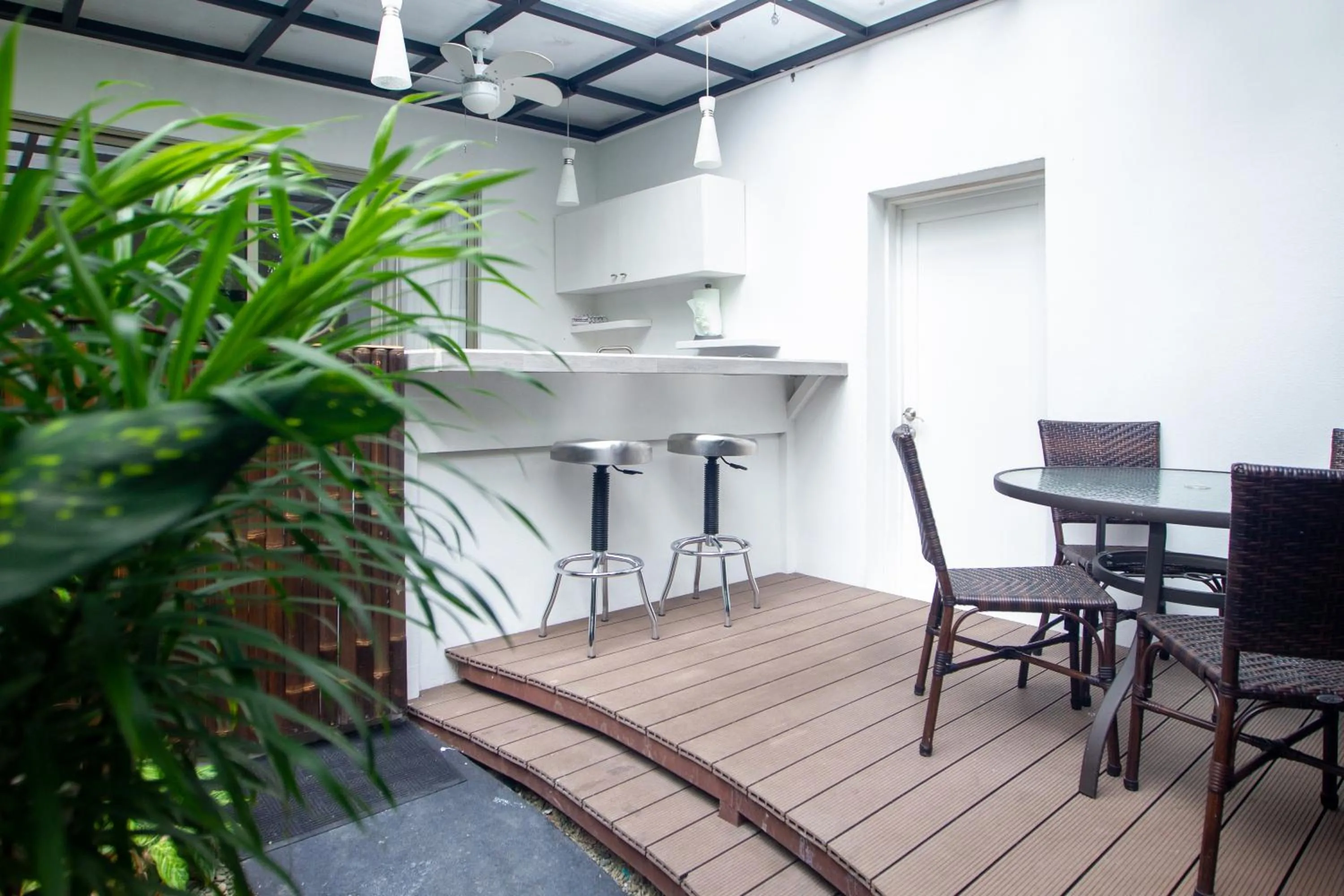 Patio in La Vela Boutique Hotel