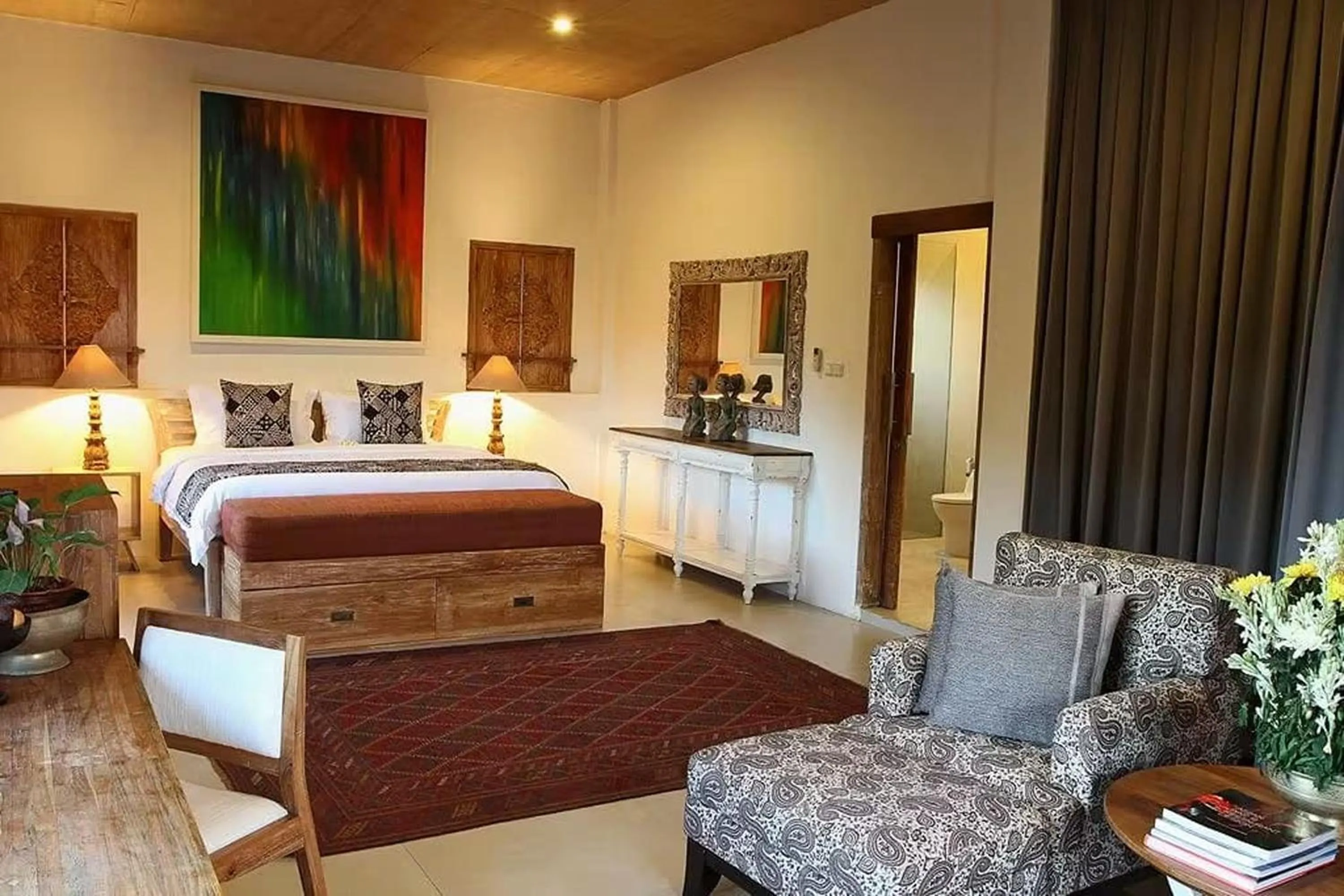 Bedroom, Bed in Bangsring Breeze