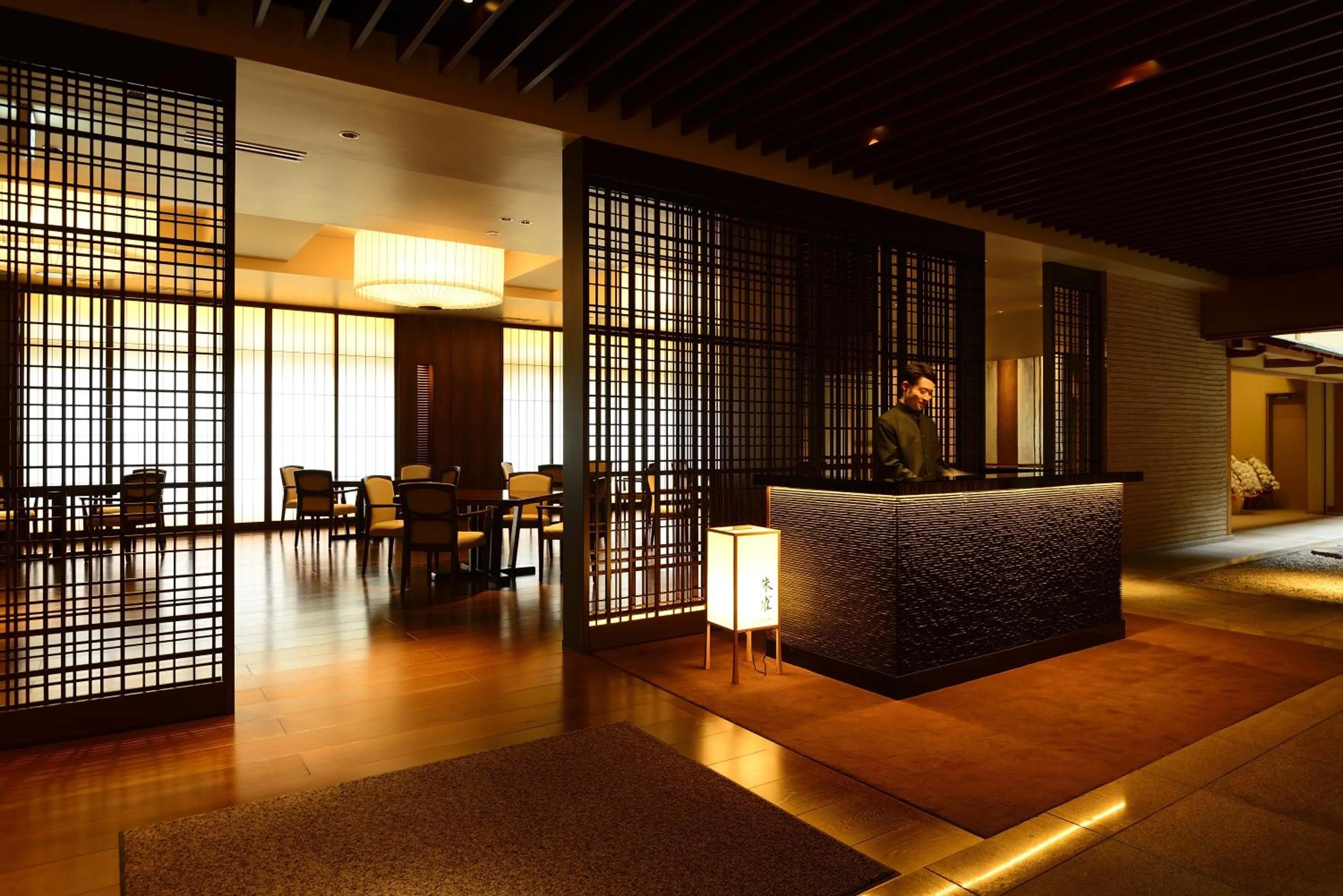 Lobby or reception in Atami Sekitei