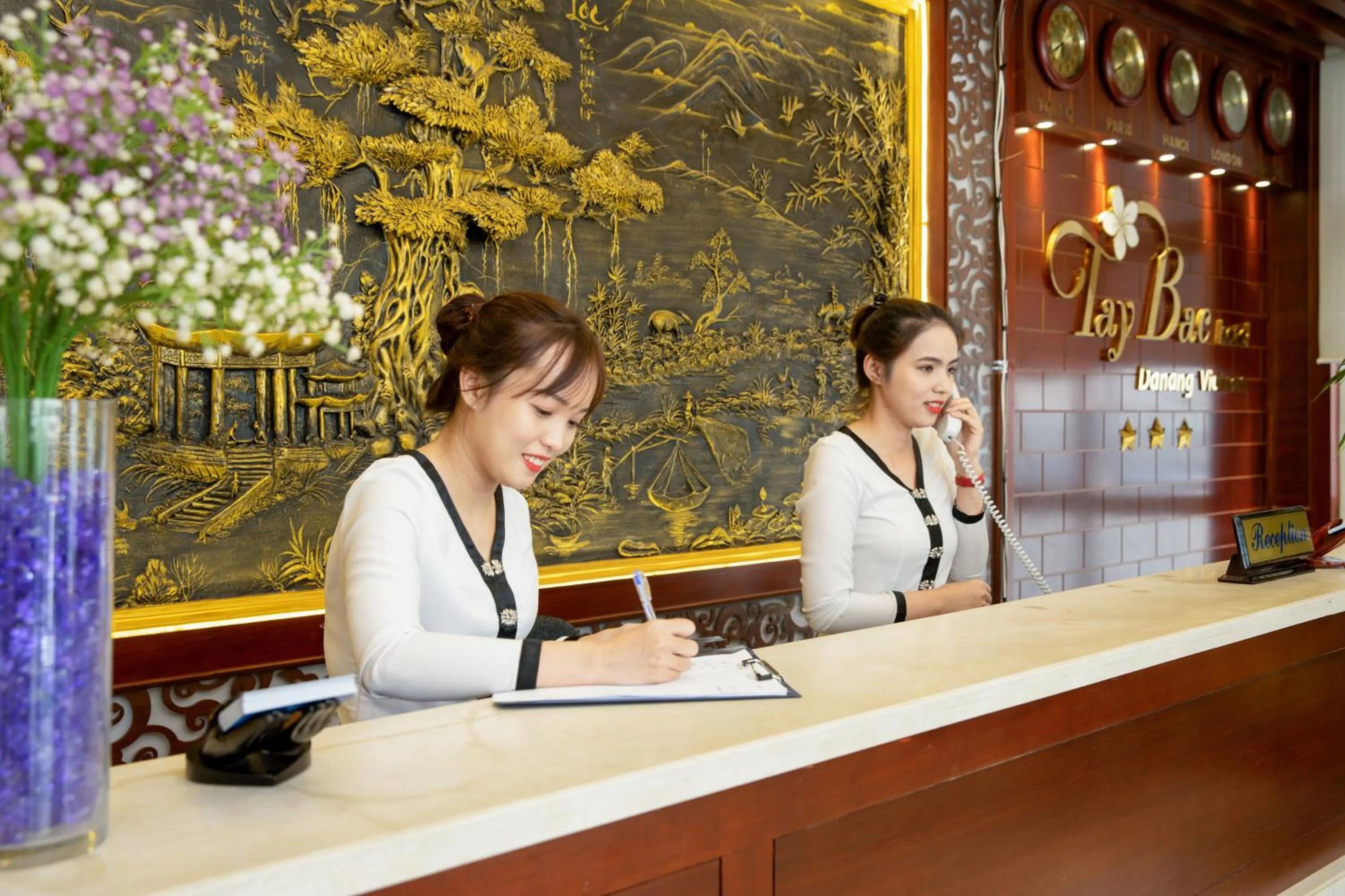Lobby or reception in Tay Bac Hotel Da Nang