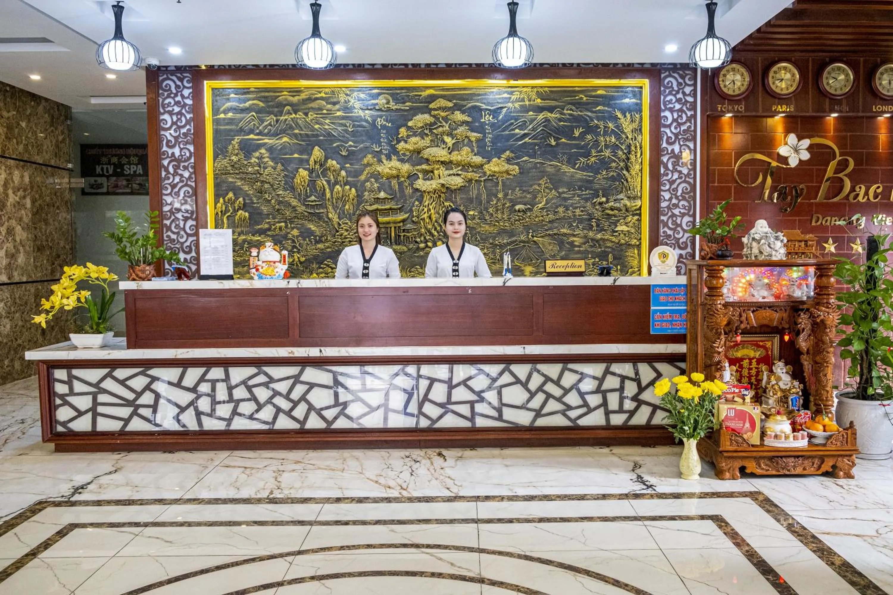 Lobby or reception in Tay Bac Hotel Da Nang