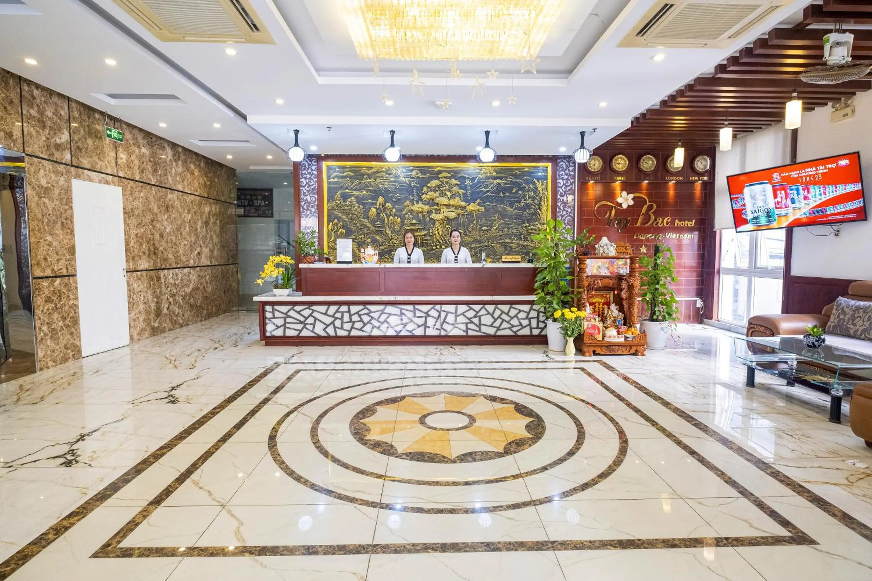 Lobby or reception in Tay Bac Hotel Da Nang