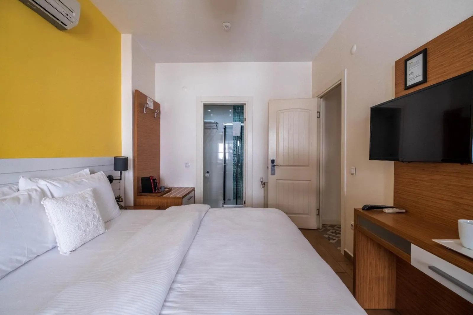 Bed in Elite Marmara Express Otel