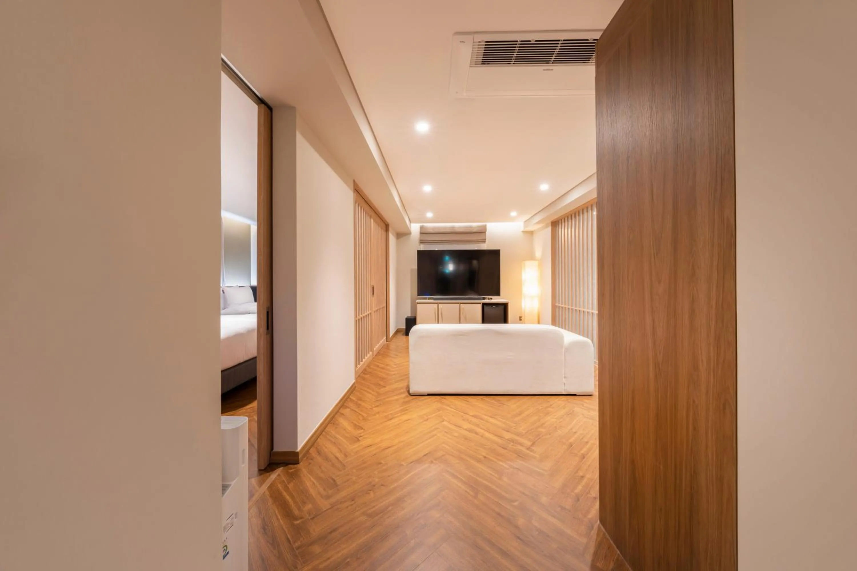 Decorative detail, Bed in Hotel Foret The Spa