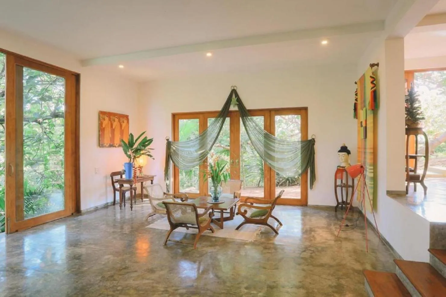 Seating area in Highland Villa