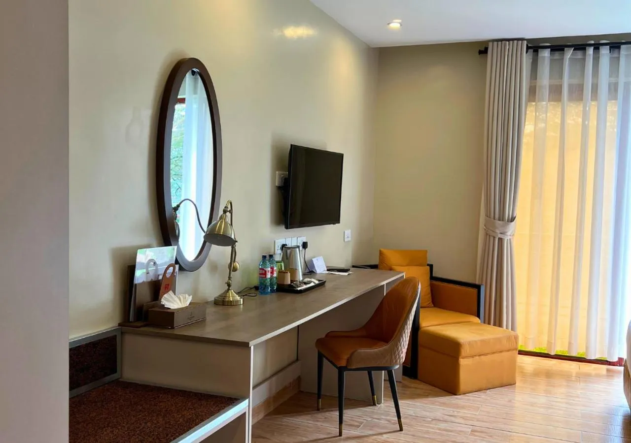 Bed in Lake Naivasha Resort