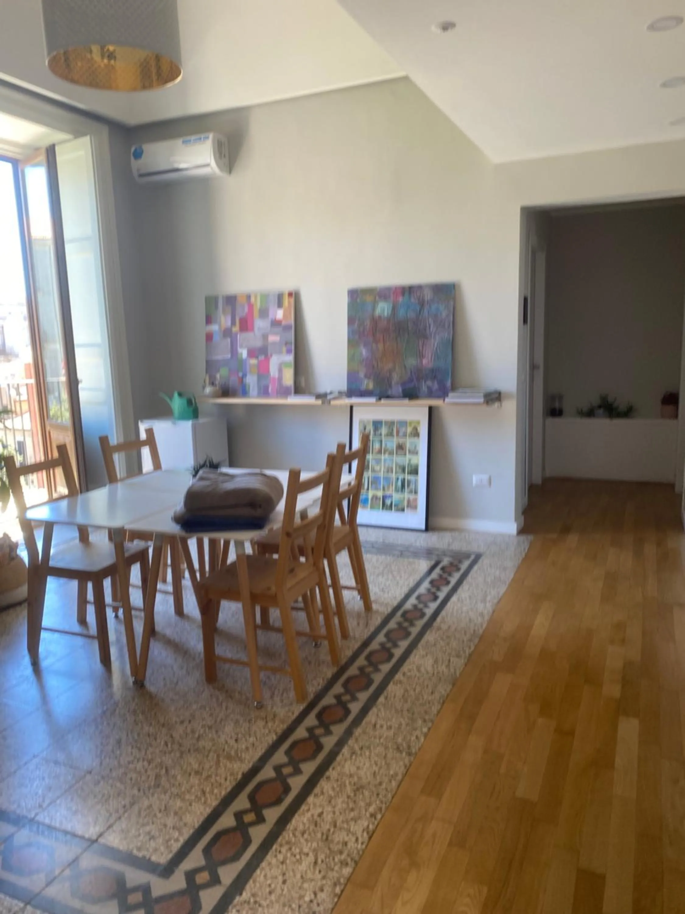 Seating area in B&B Suite Cutelli