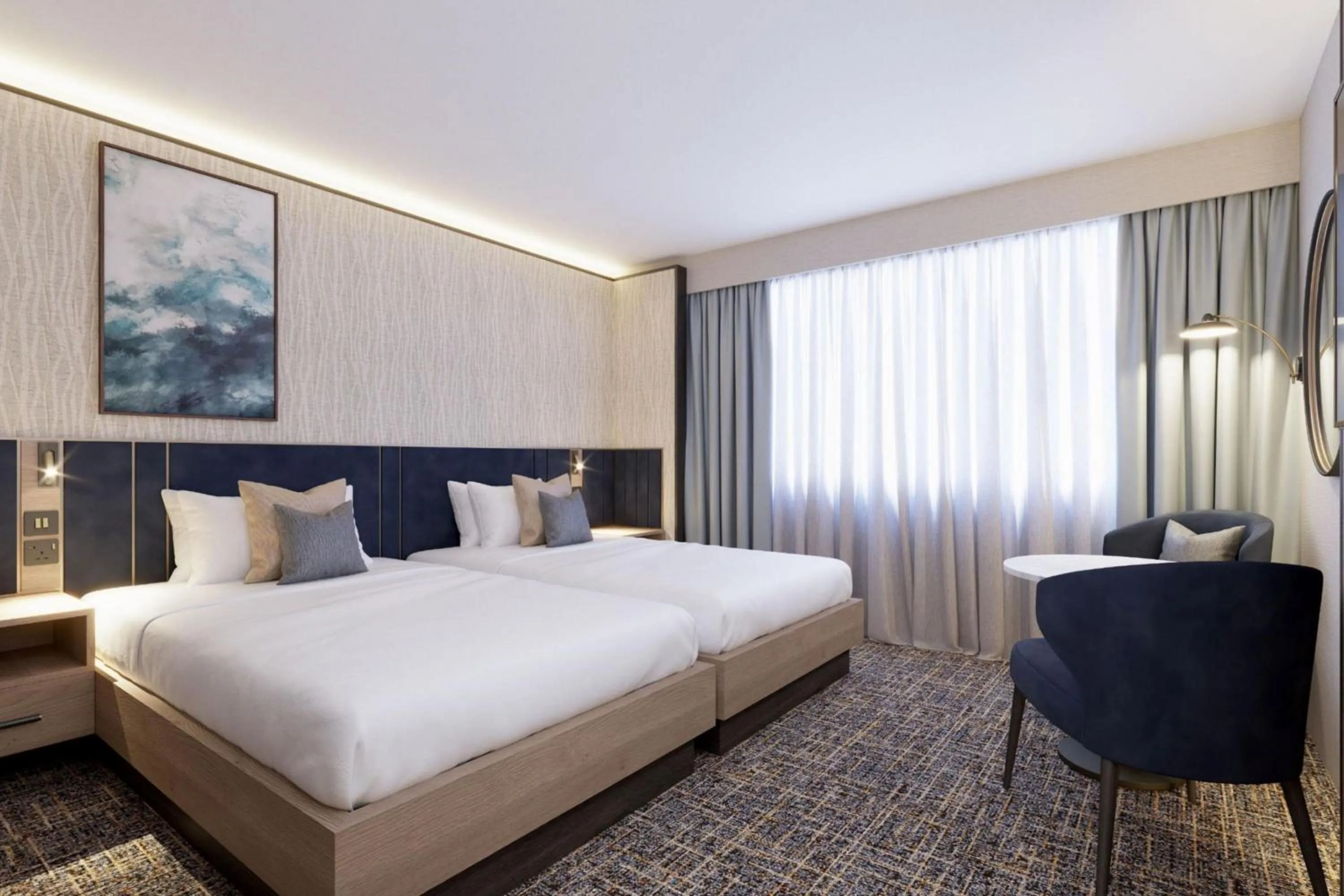 Photo of the whole room, Bed in Delta Hotels by Marriott Colchester