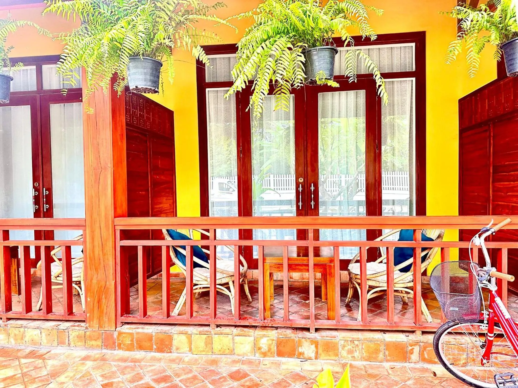 Balcony/Terrace in Senglao Boutique Hotel Luang Prabang