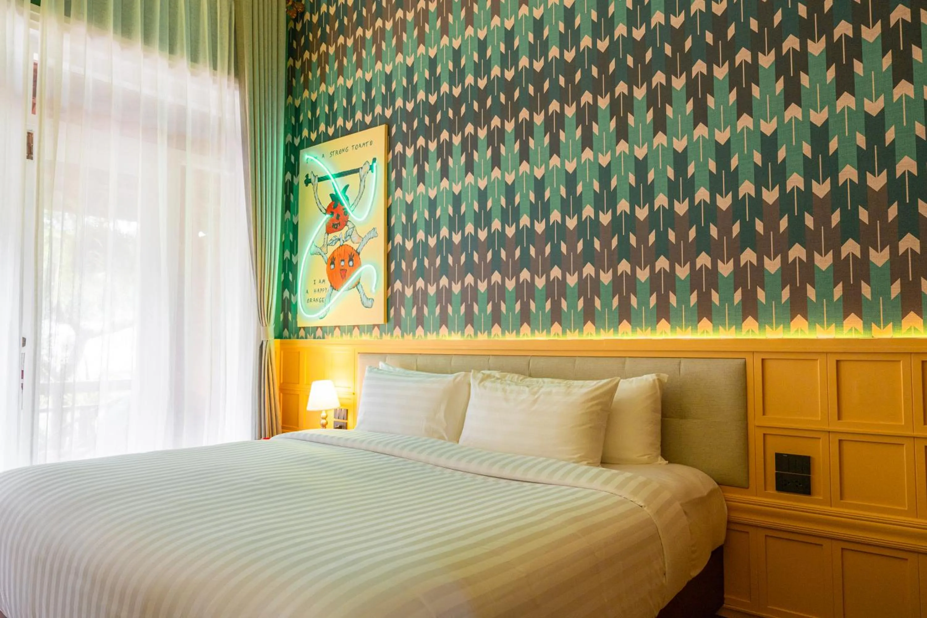 Bed in Senglao Boutique Hotel Luang Prabang