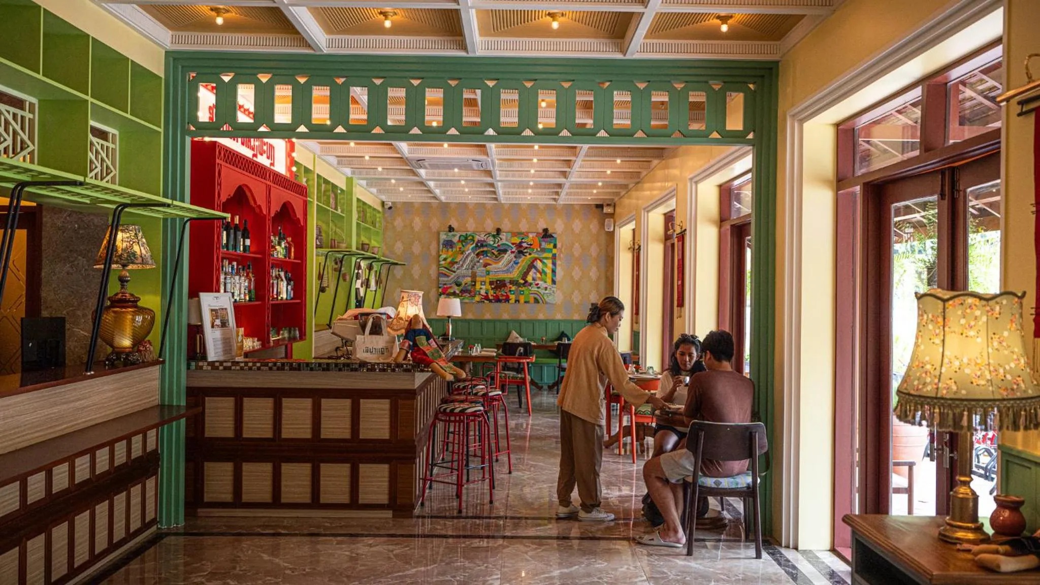 Restaurant/places to eat in Senglao Boutique Hotel Luang Prabang