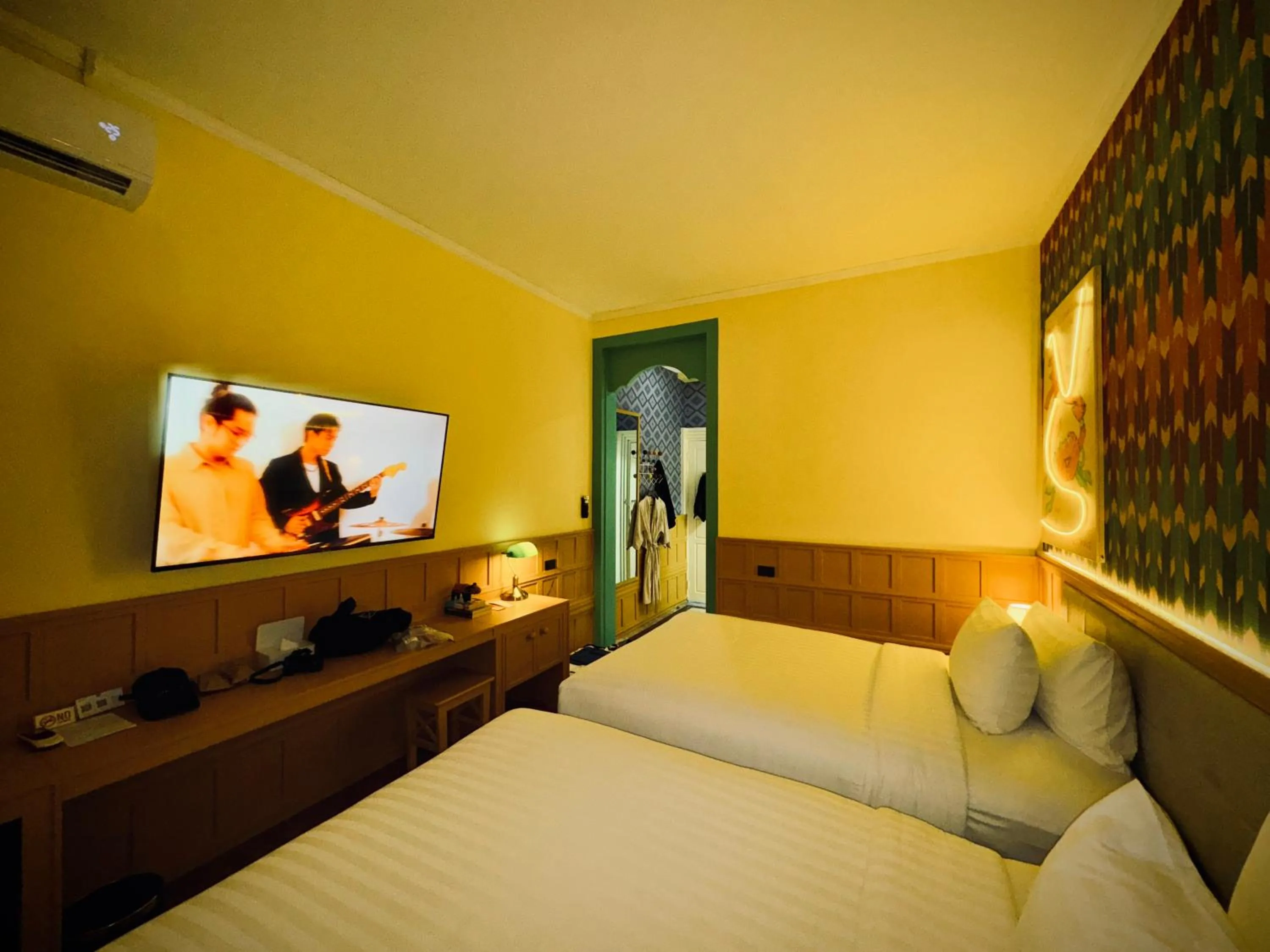 Bed in Senglao Boutique Hotel Luang Prabang