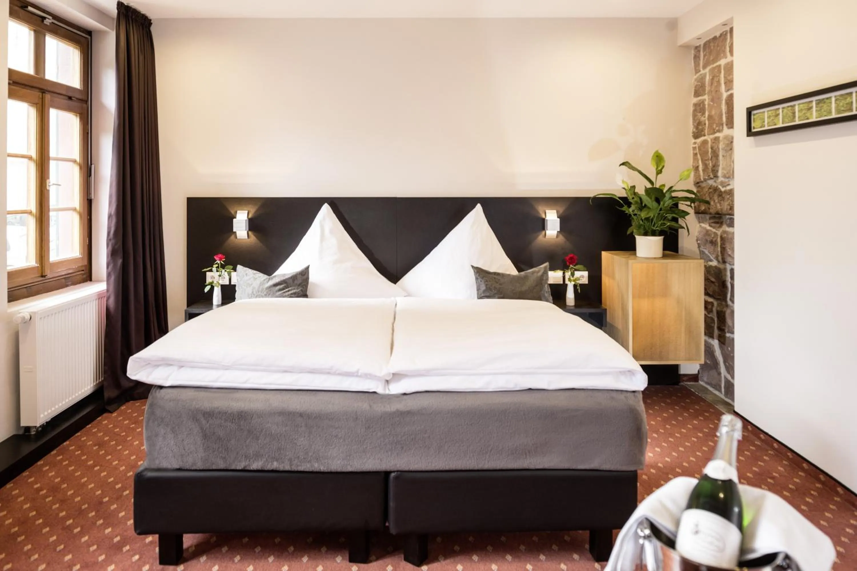 Bed in Hotel Landgasthof König von Preussen