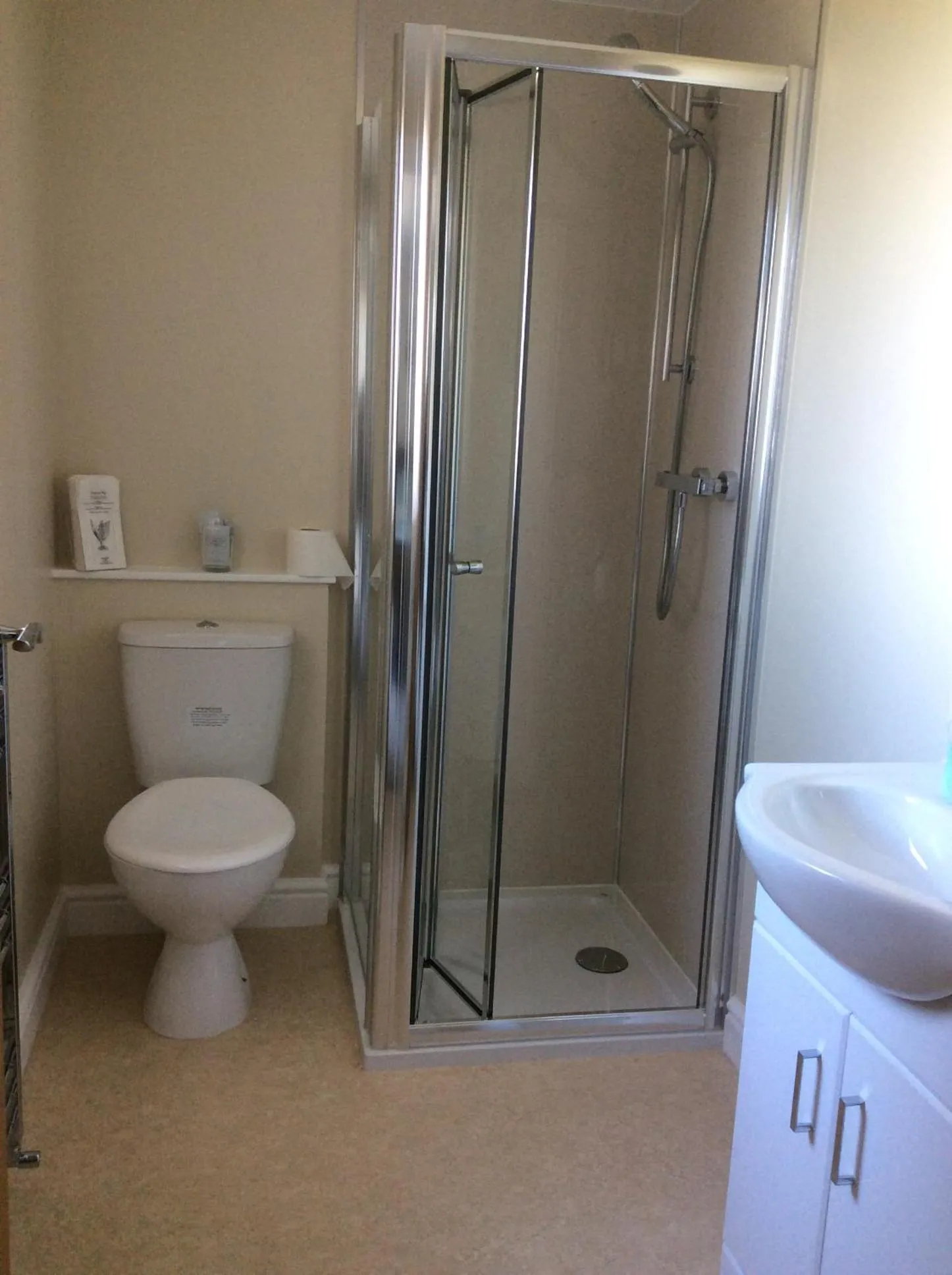 Shower in A Castle View