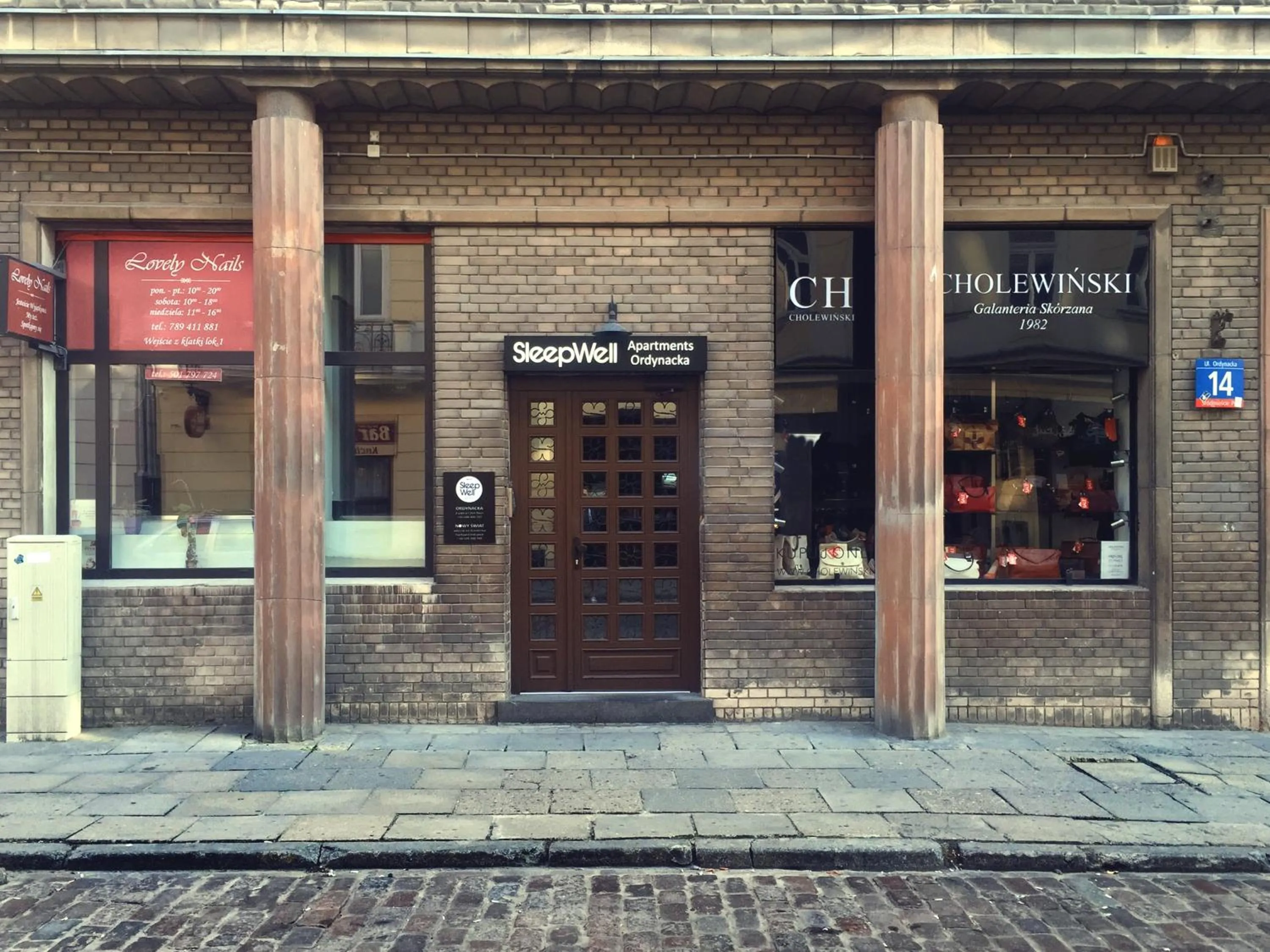 Facade/entrance in SleepWell Ordynacka