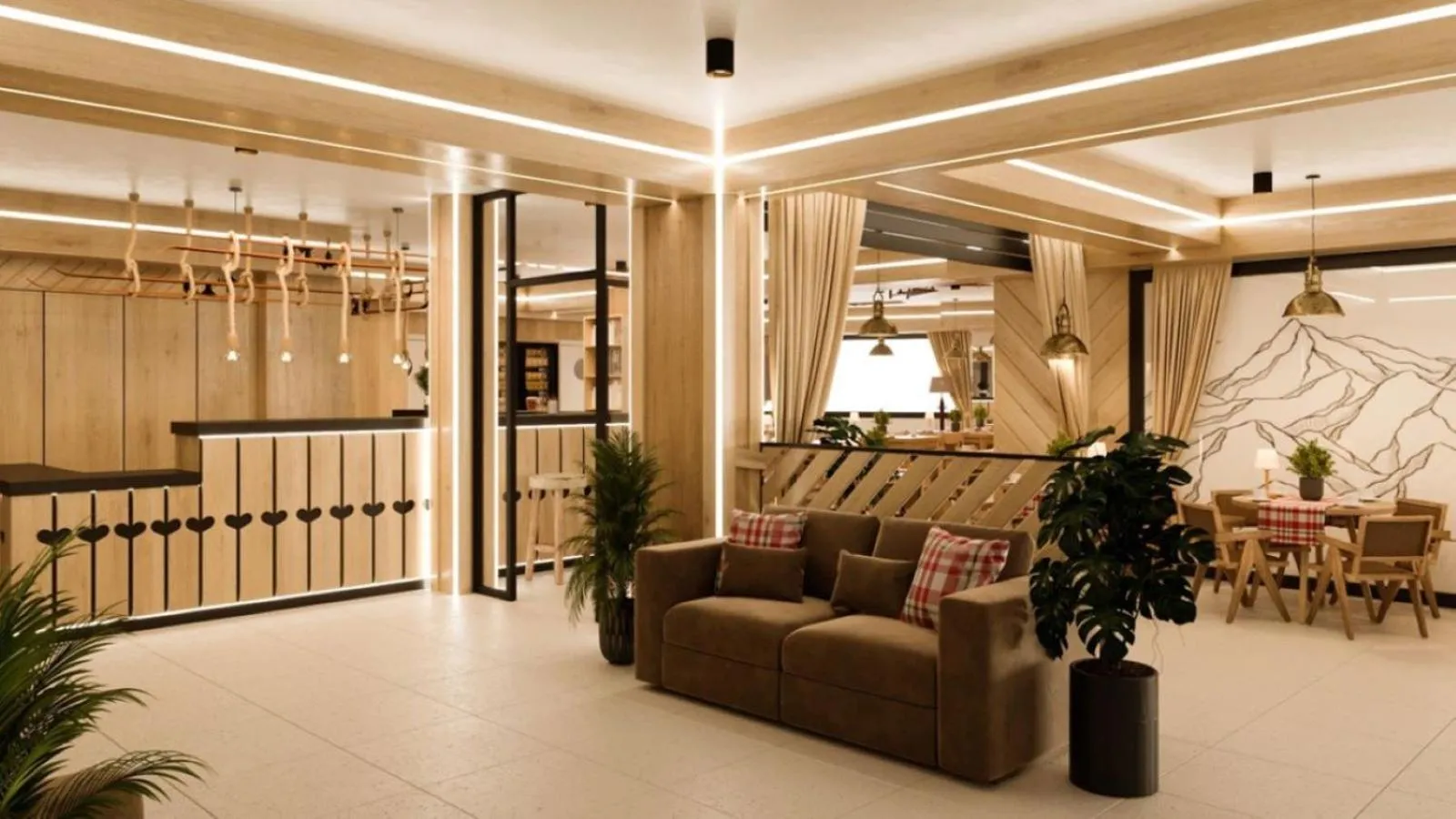 Lobby or reception in Hotel Jaworzyna Krynicka