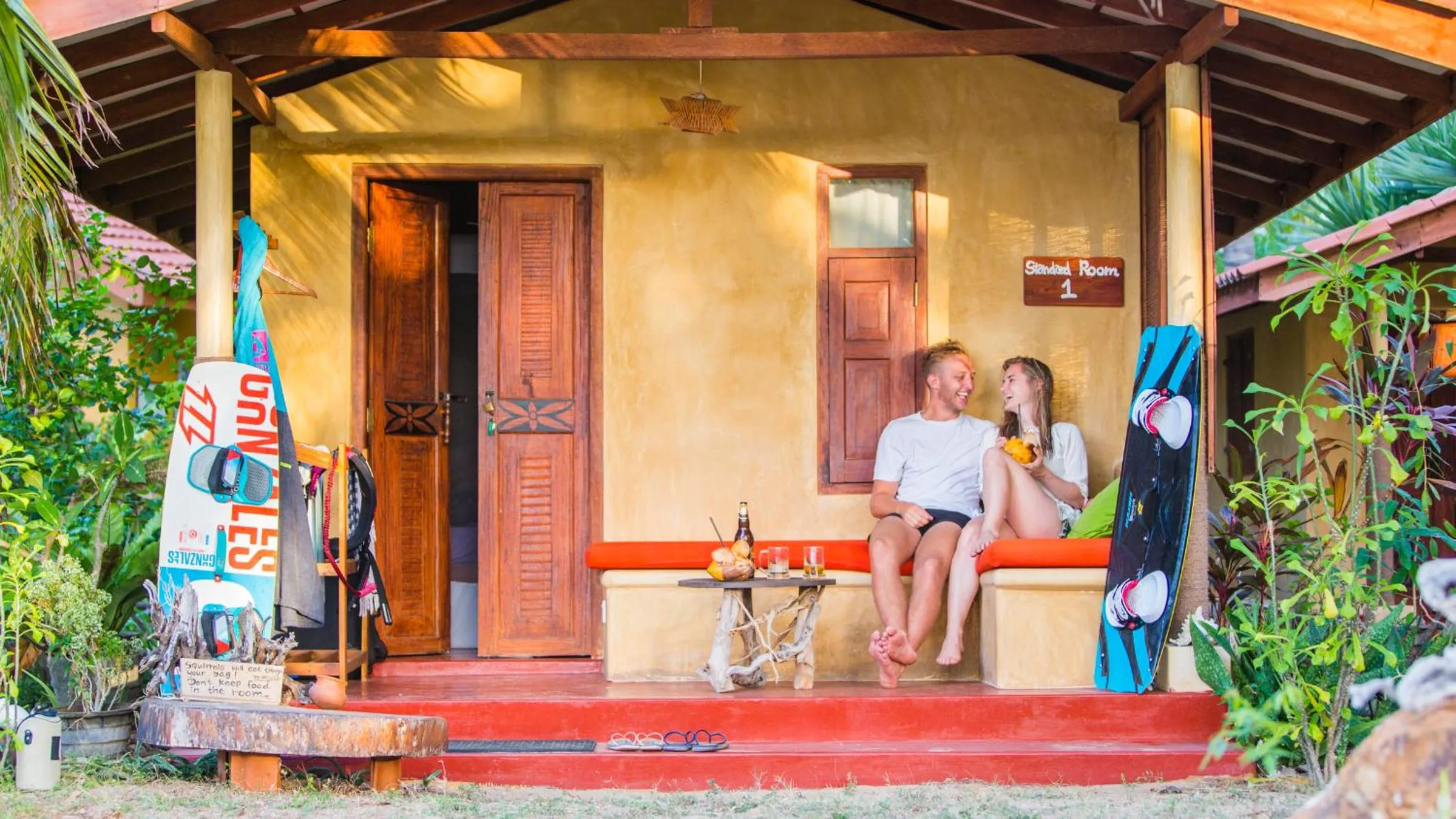 Facade/entrance in Kitesurfing Lanka