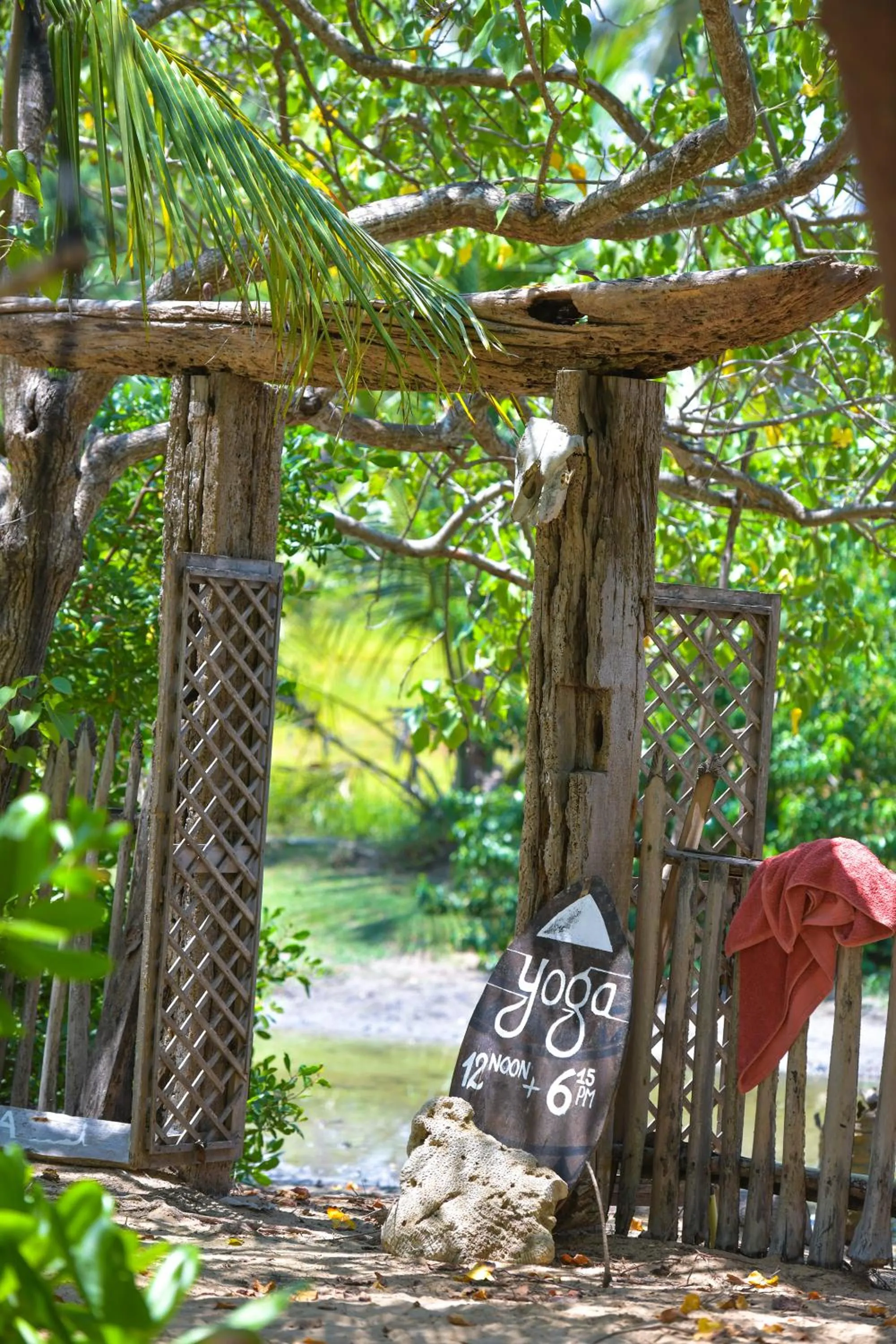 Garden view in Kitesurfing Lanka
