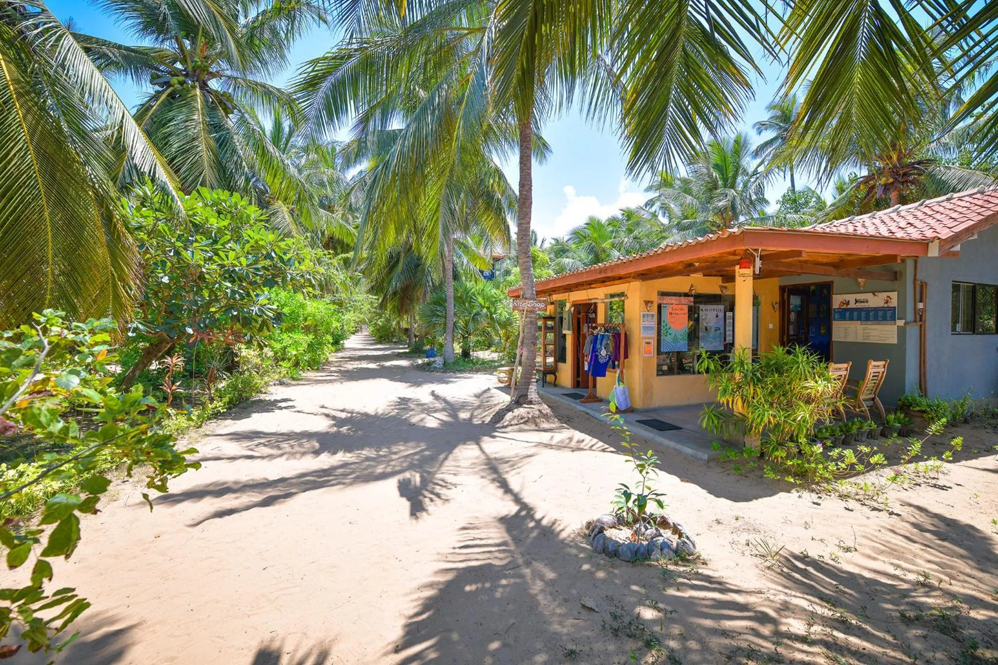 Shopping Area in Kitesurfing Lanka