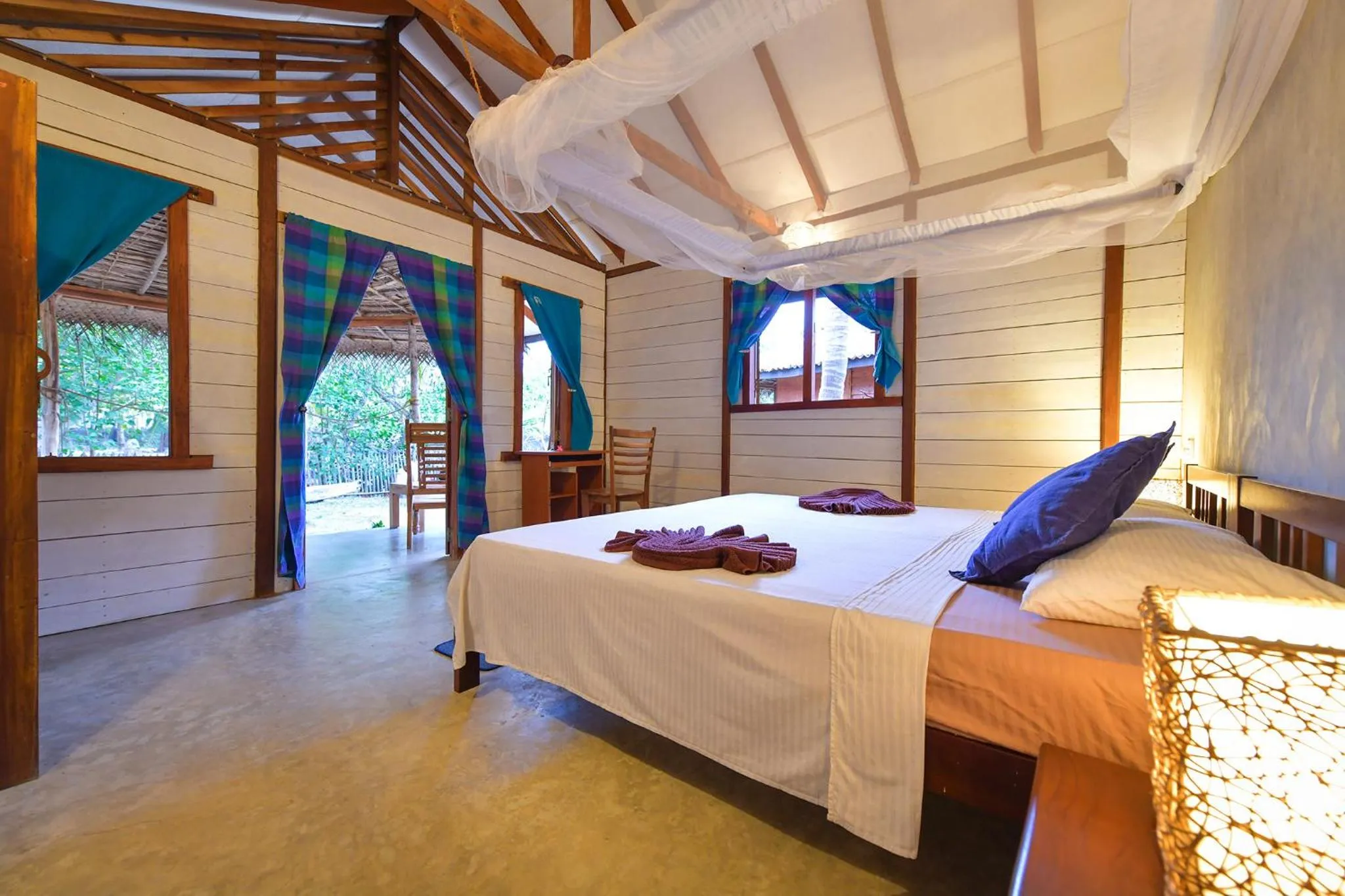 Bedroom, Bed in Kitesurfing Lanka