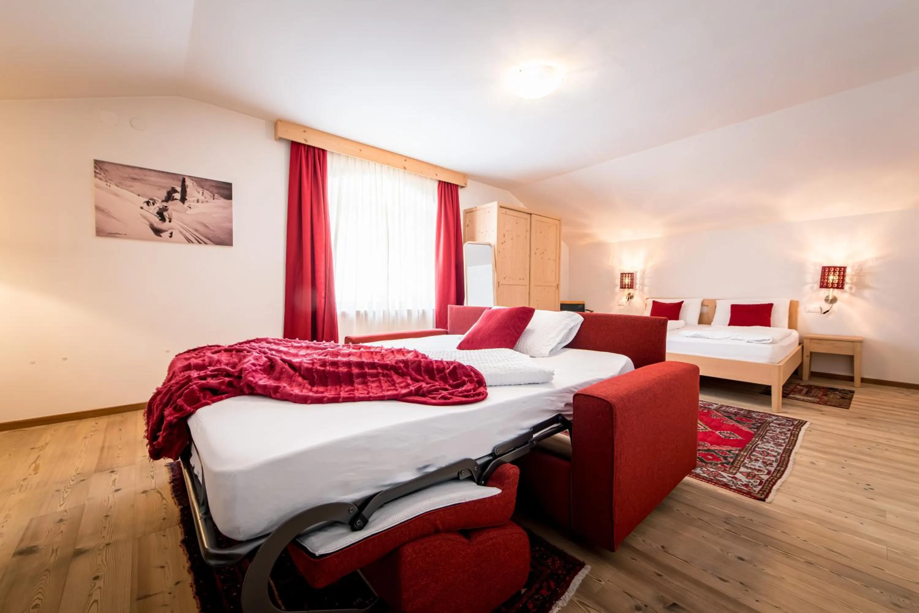 Bed in Am Schloss Guest House