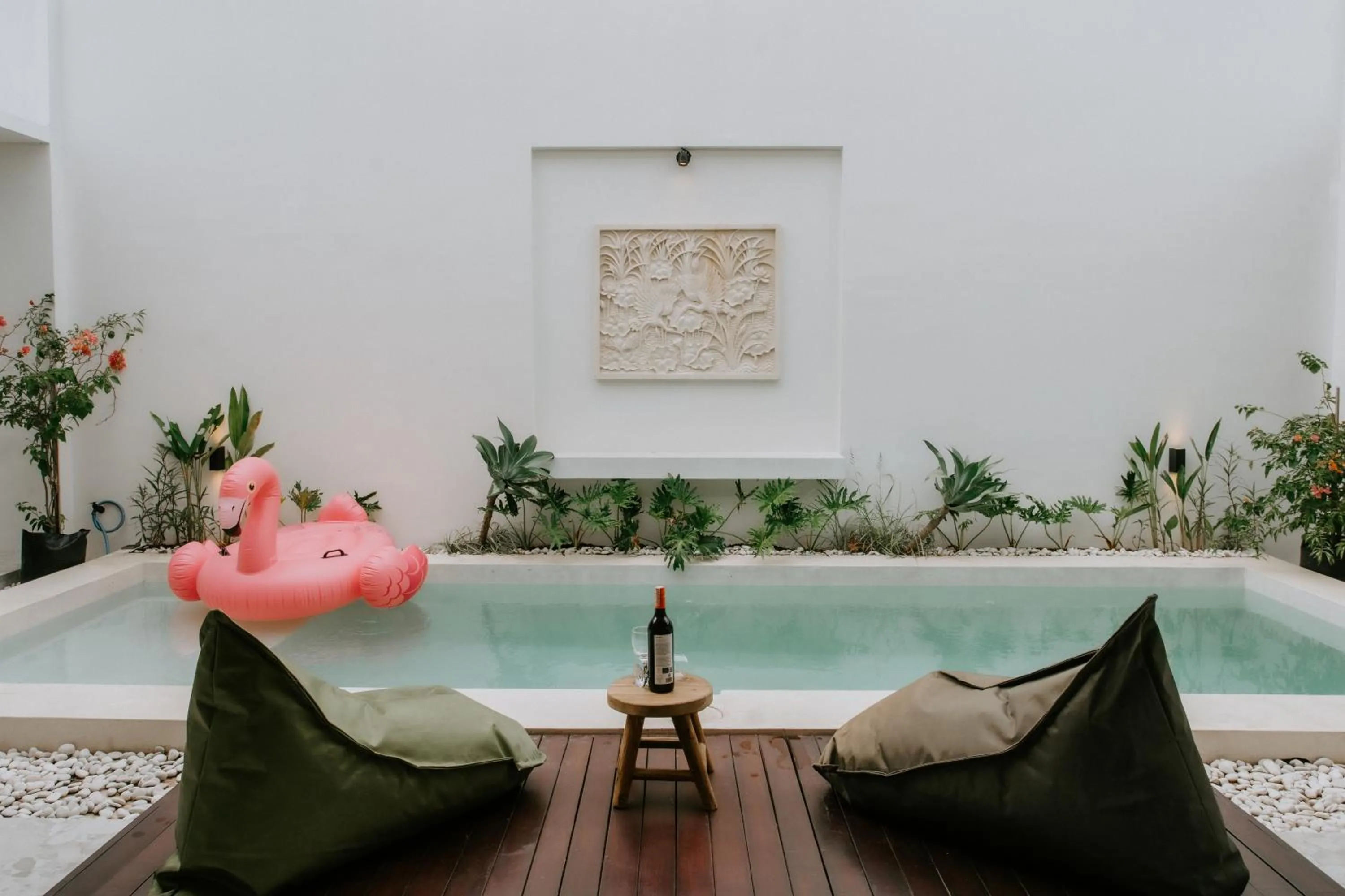 Swimming pool in The Pahala Villas