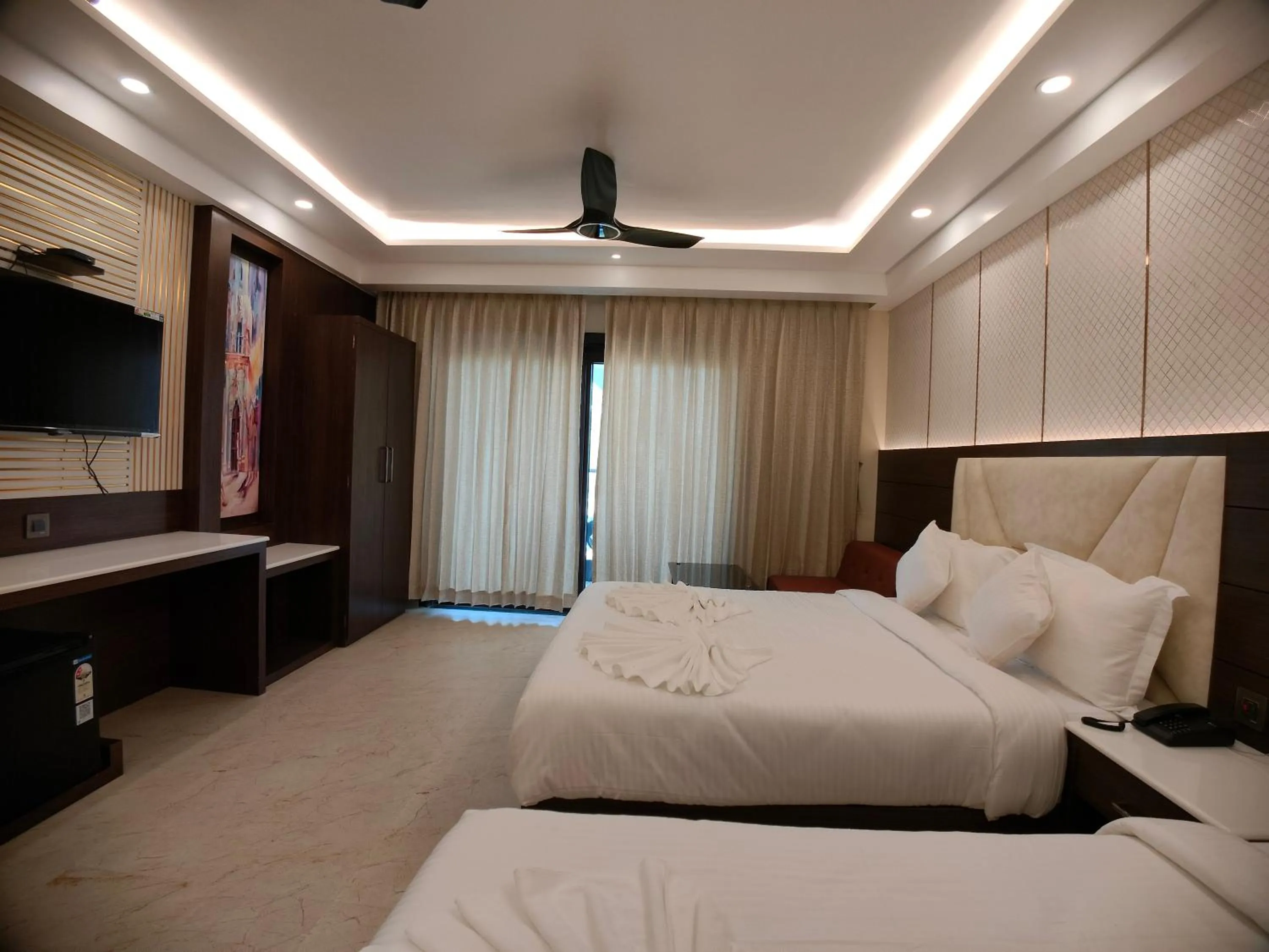 Bed in AGM GRAND HOTEL & Spa