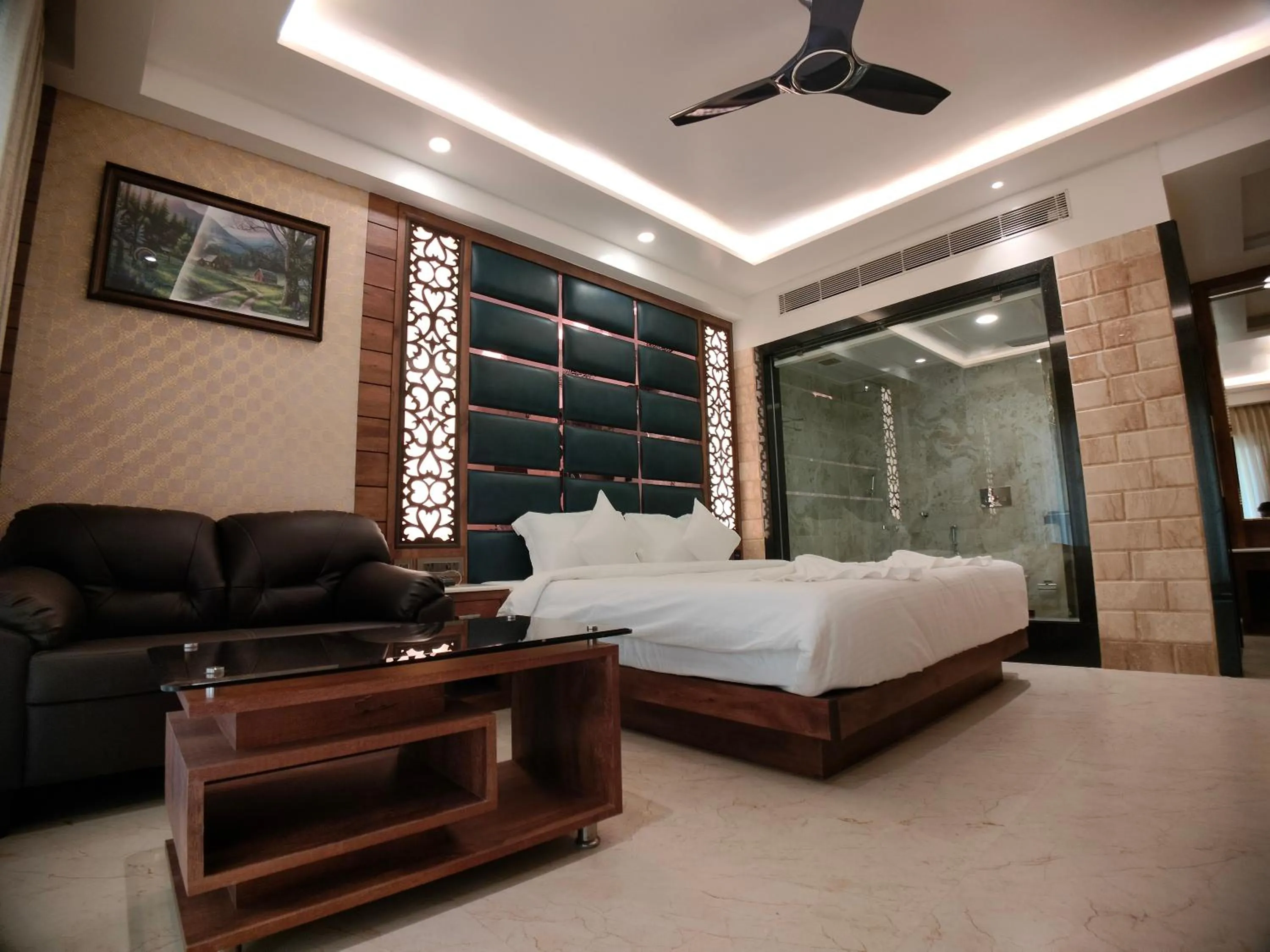 Bed in AGM GRAND HOTEL & Spa