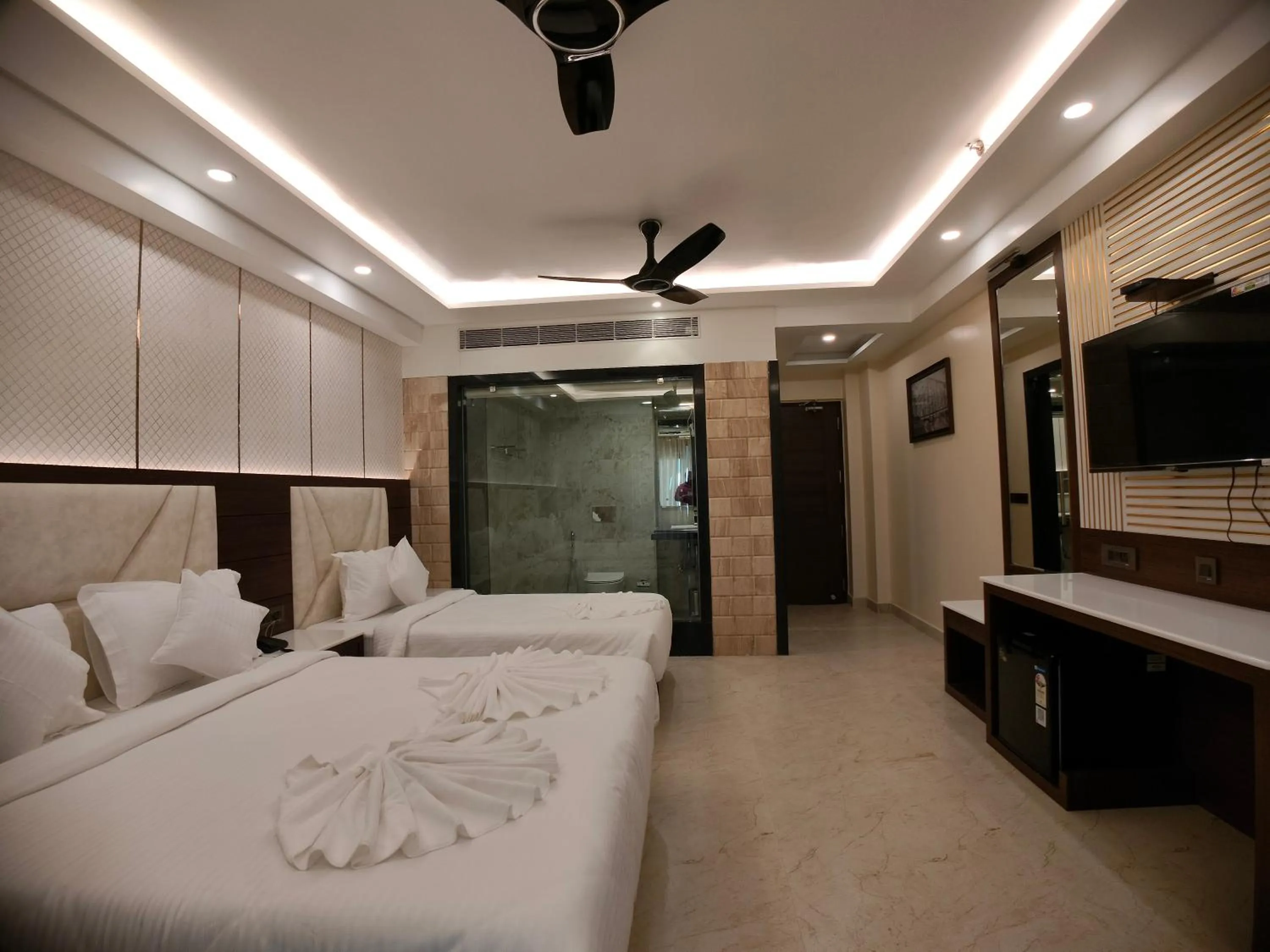 Bed in AGM GRAND HOTEL & Spa