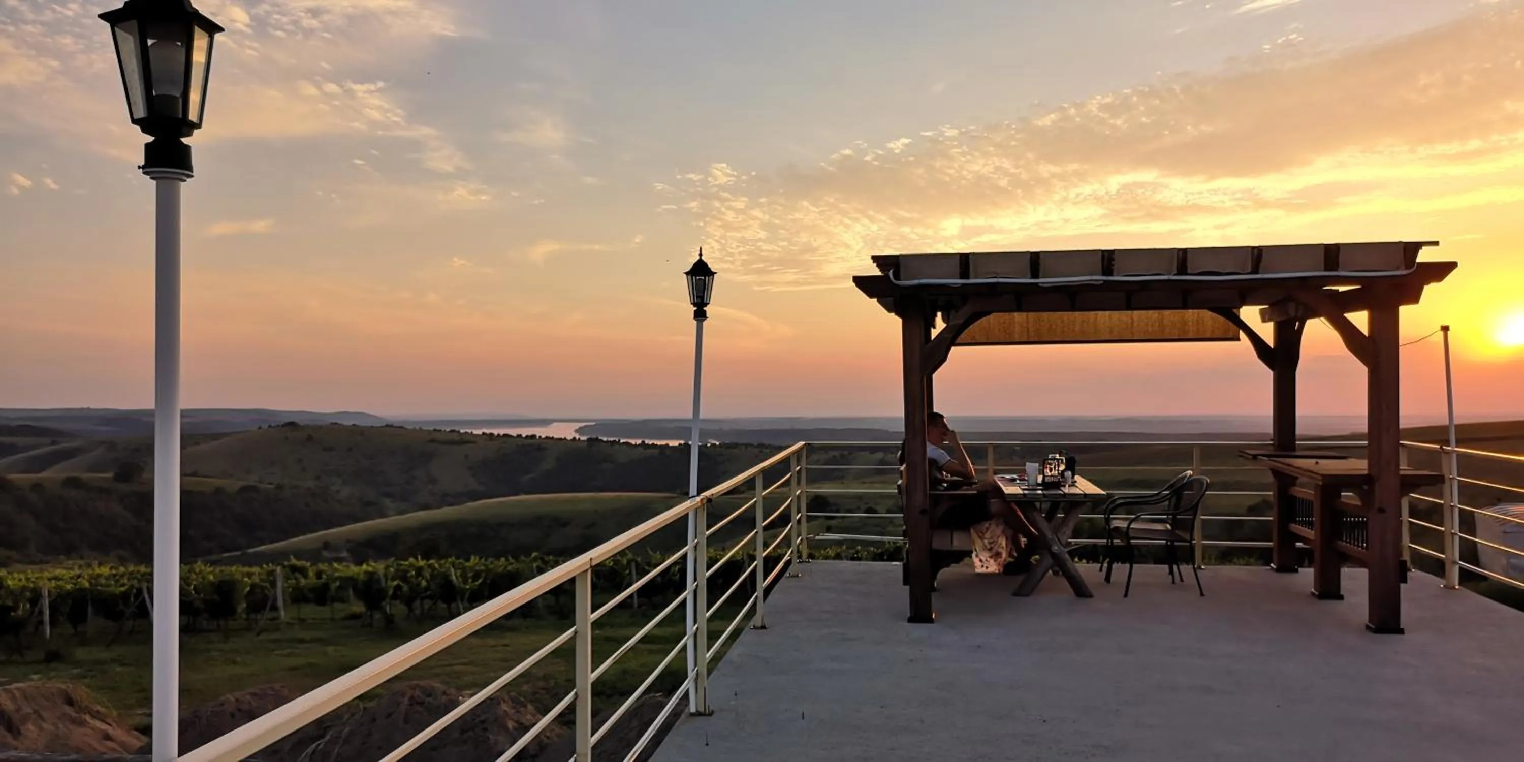 Balcony/Terrace in Seven Generations Winery Hotel