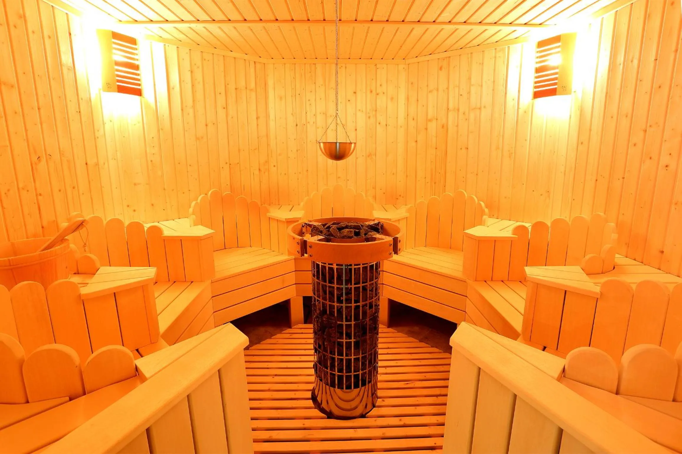 Sauna in Seven Generations Winery Hotel