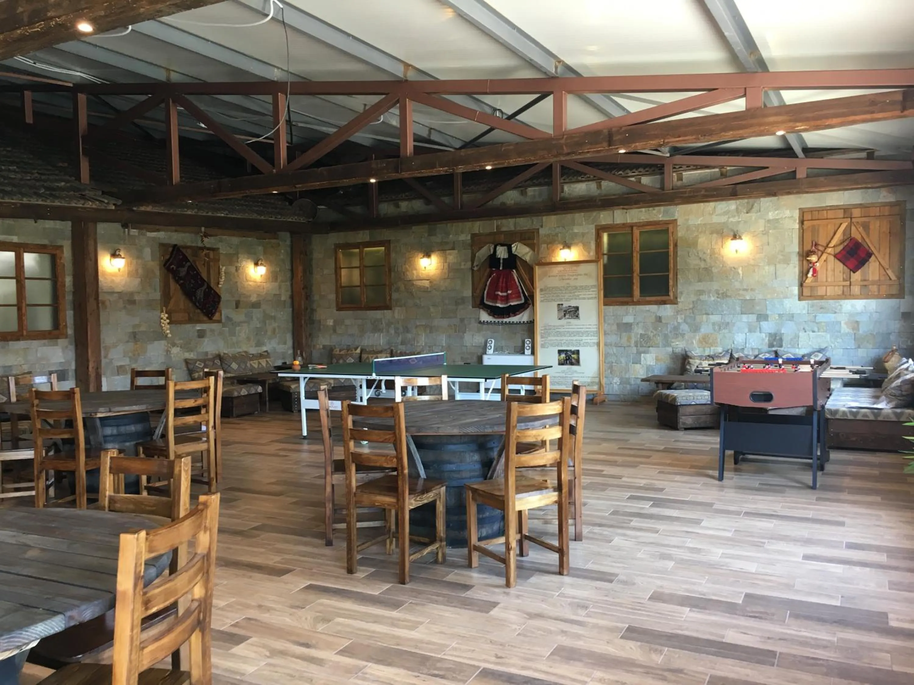 Table tennis in Seven Generations Winery Hotel