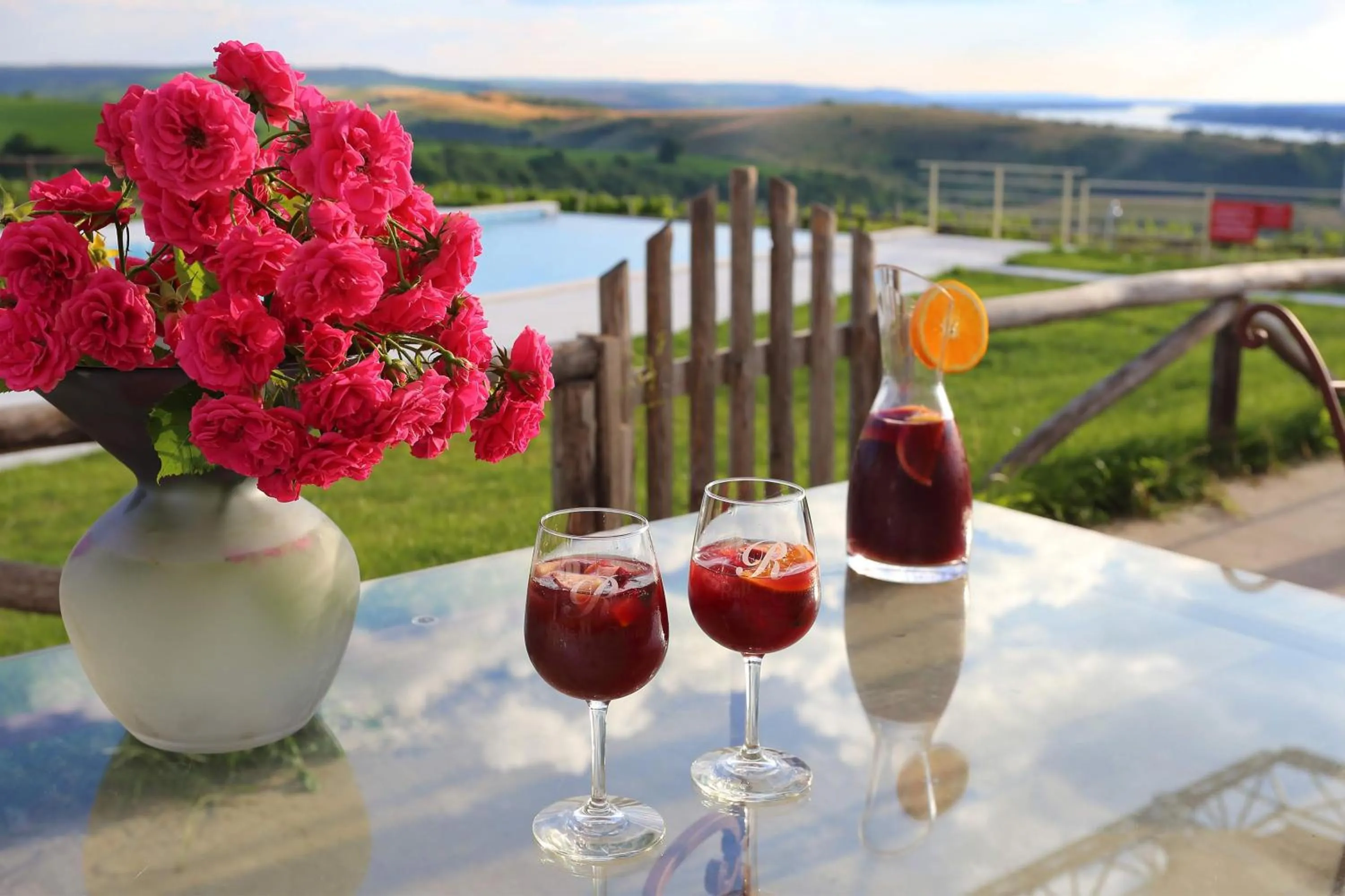 Alcoholic drinks in Seven Generations Winery Hotel