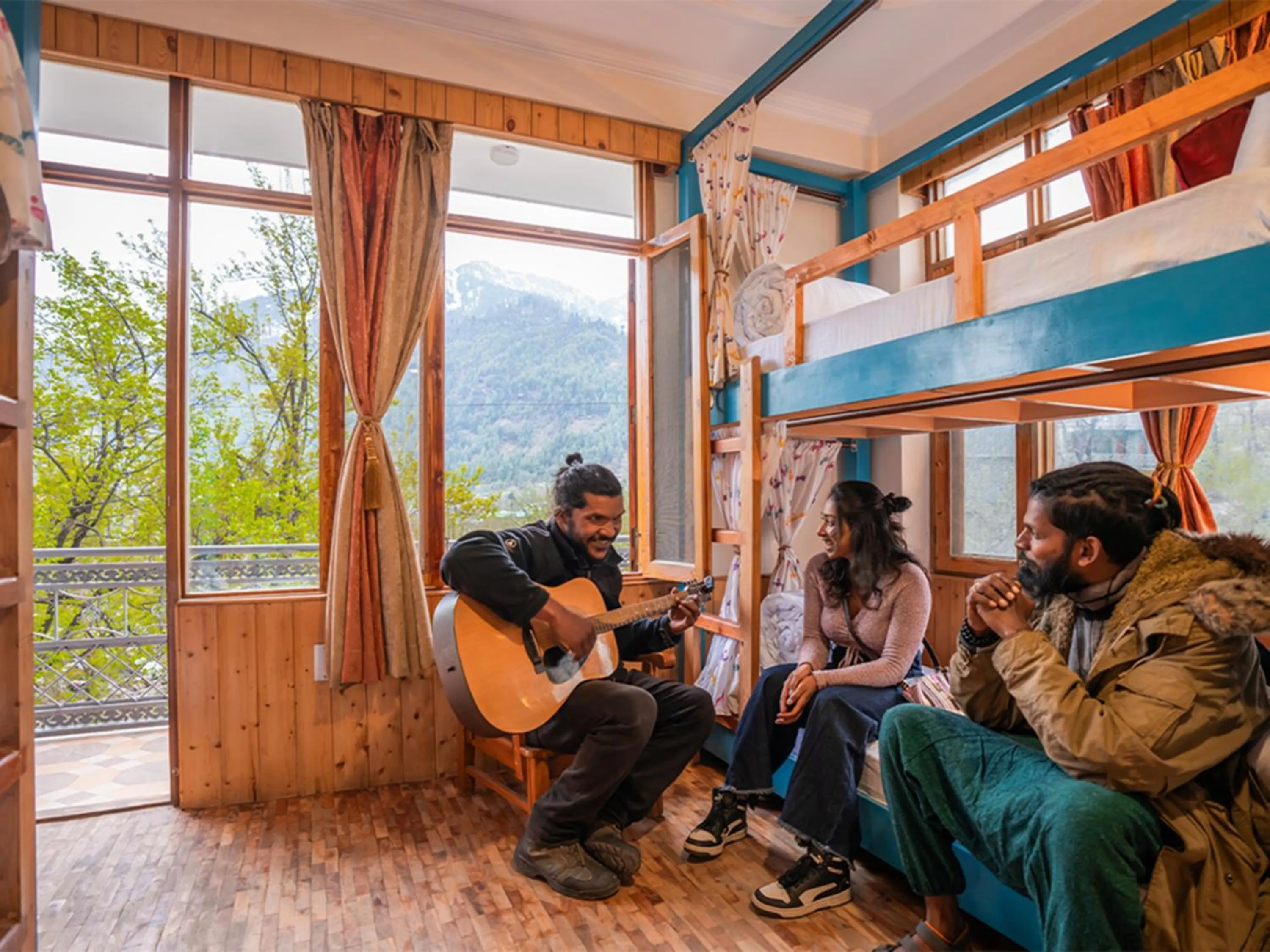 People in Moustache Manali