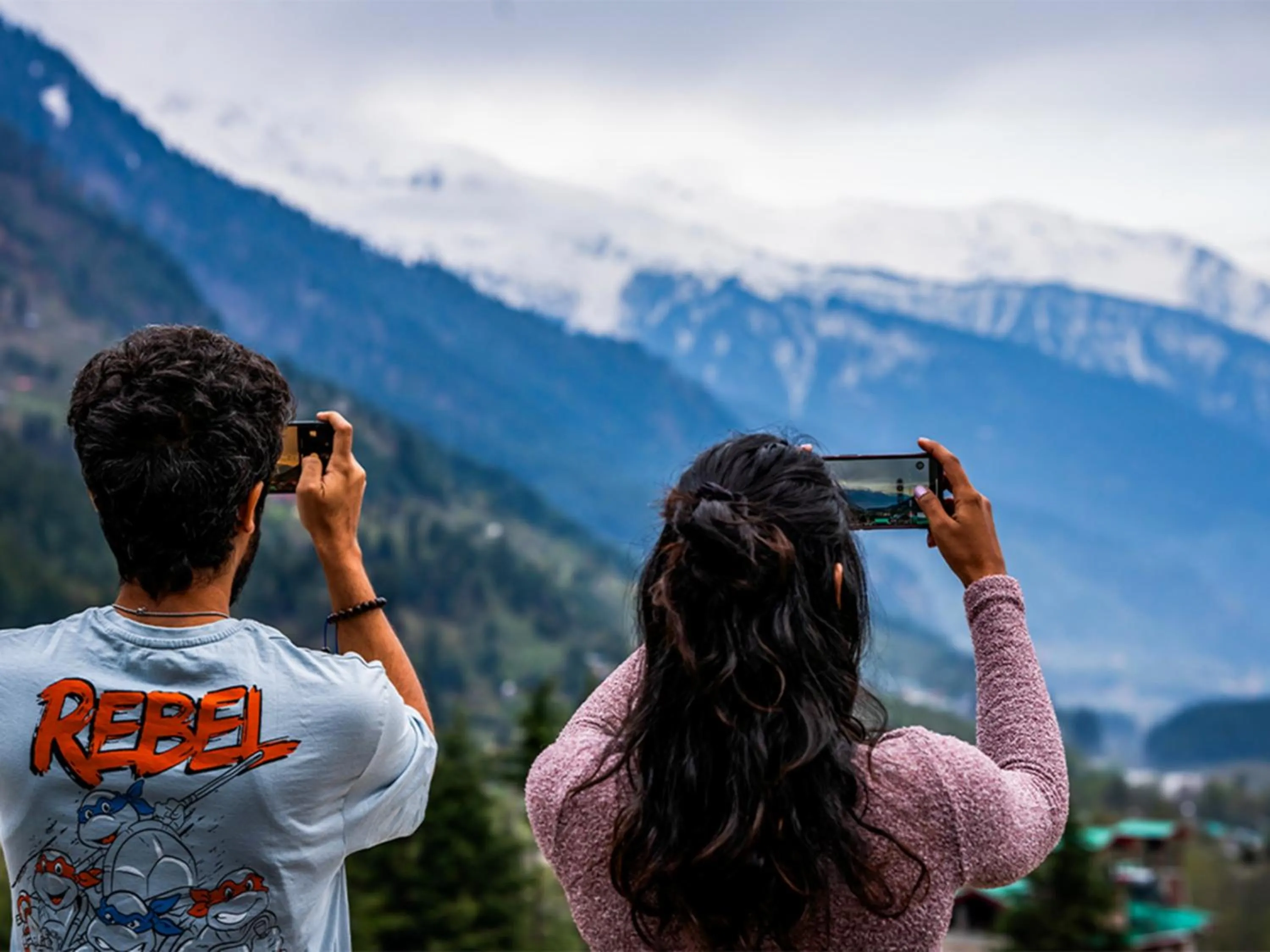 People in Moustache Manali