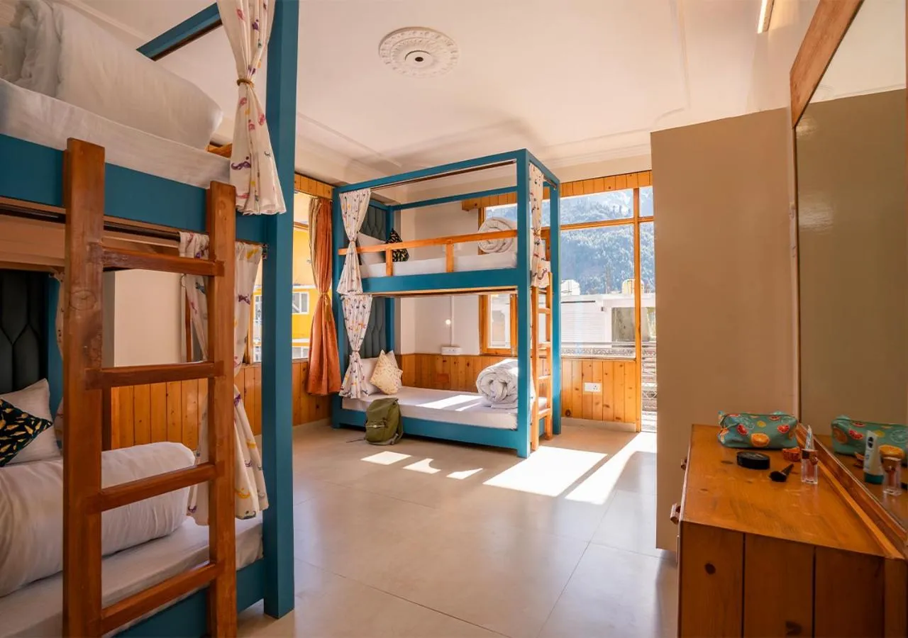 bunk bed, Bed in Moustache Manali