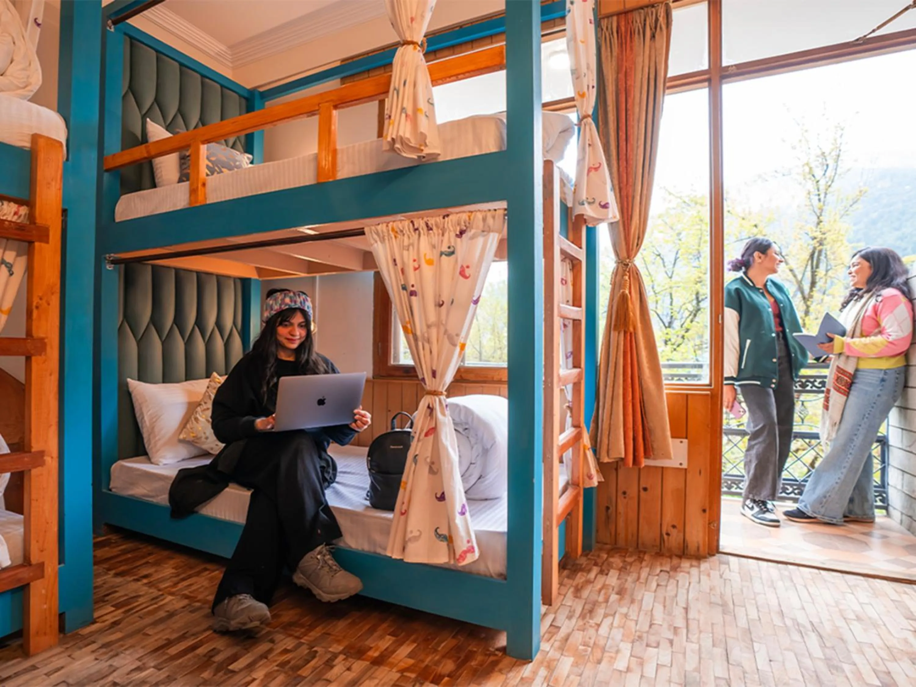 Bed in Moustache Manali