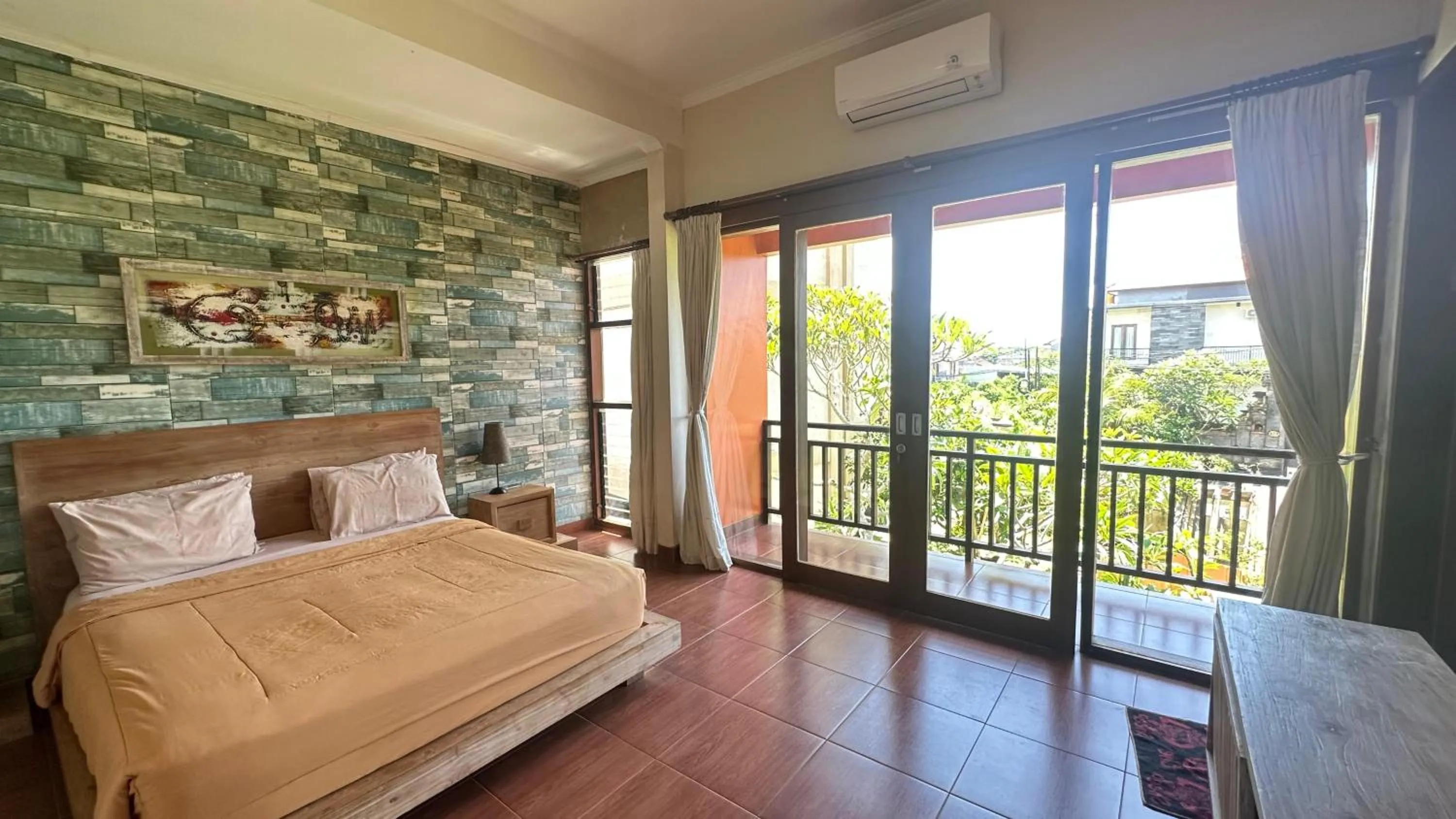 Bedroom, Bed in Bukawa Lodge Jimbaran