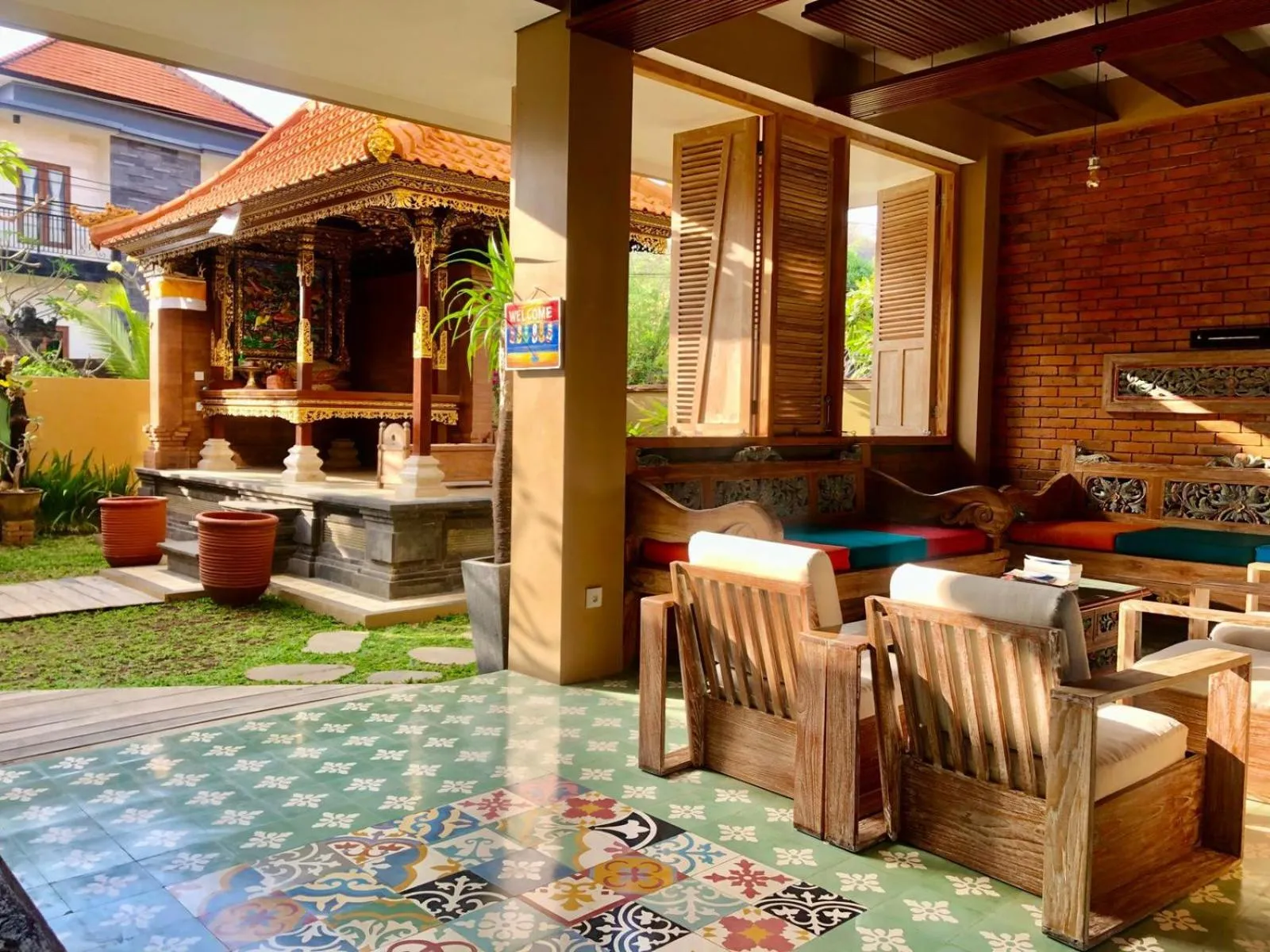 Lobby or reception in Bukawa Lodge Jimbaran