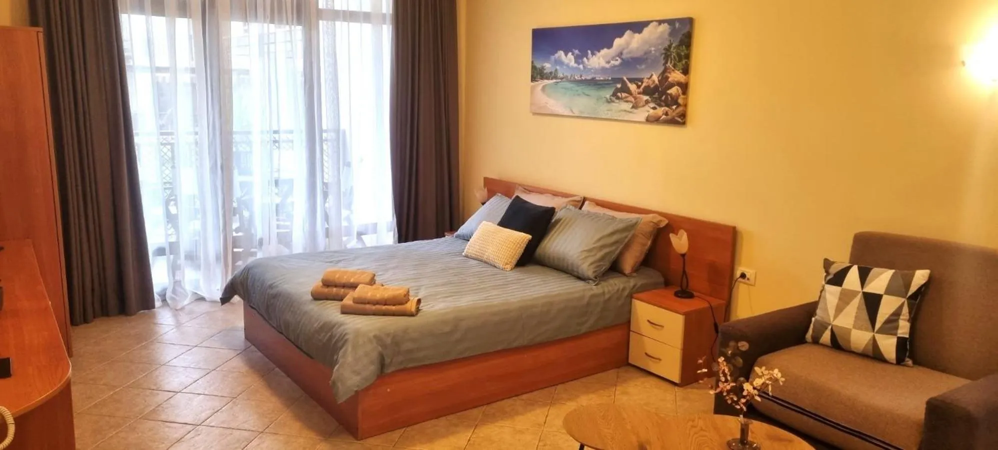 Bed in Santa Marina Holiday Village - Blue Magic