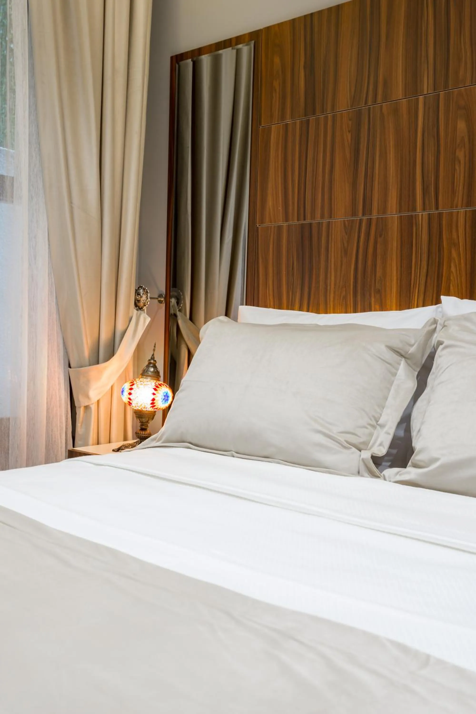 Bed in Dream Park Hotel