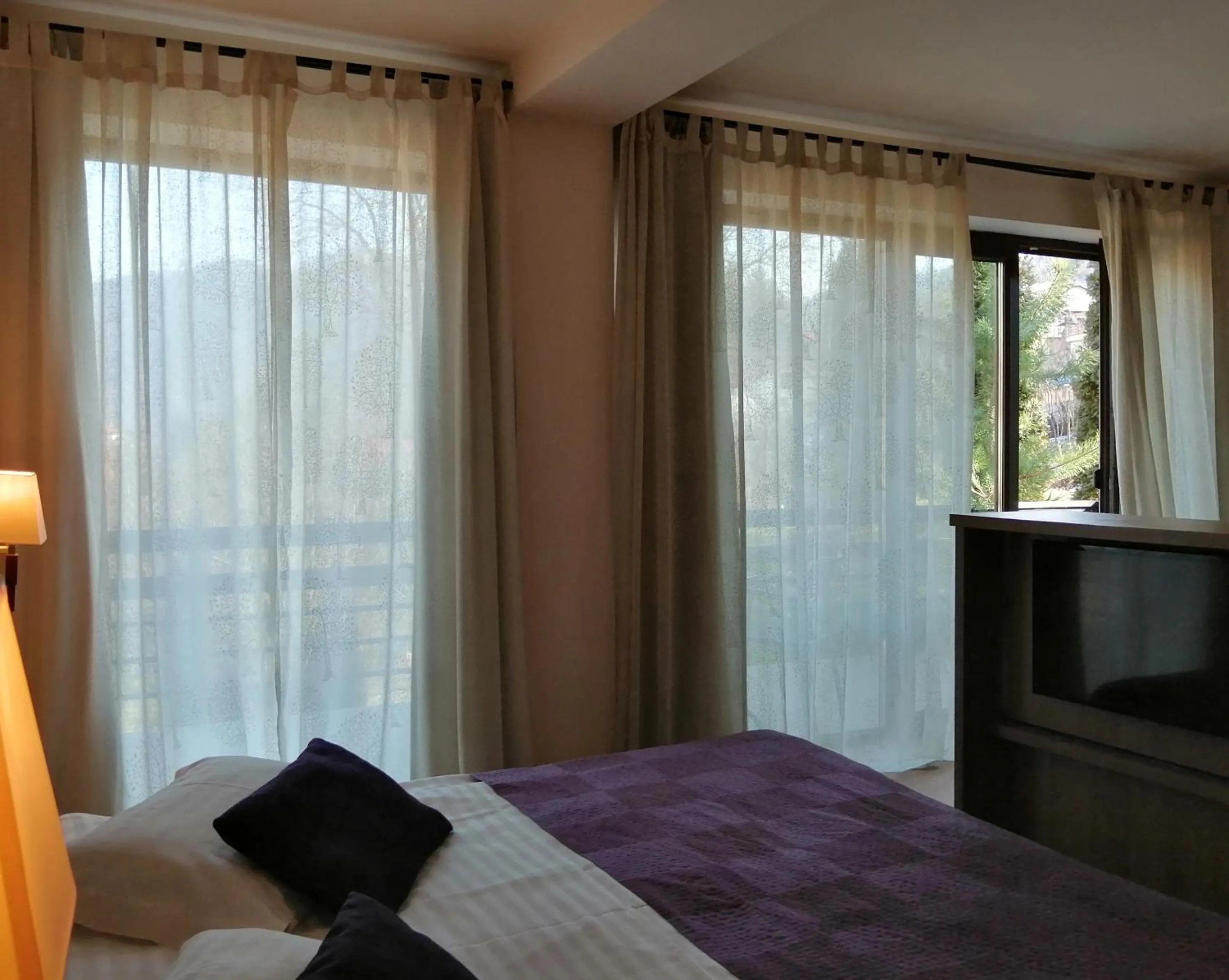 View (from property/room), Bed in GreenHill Brasov