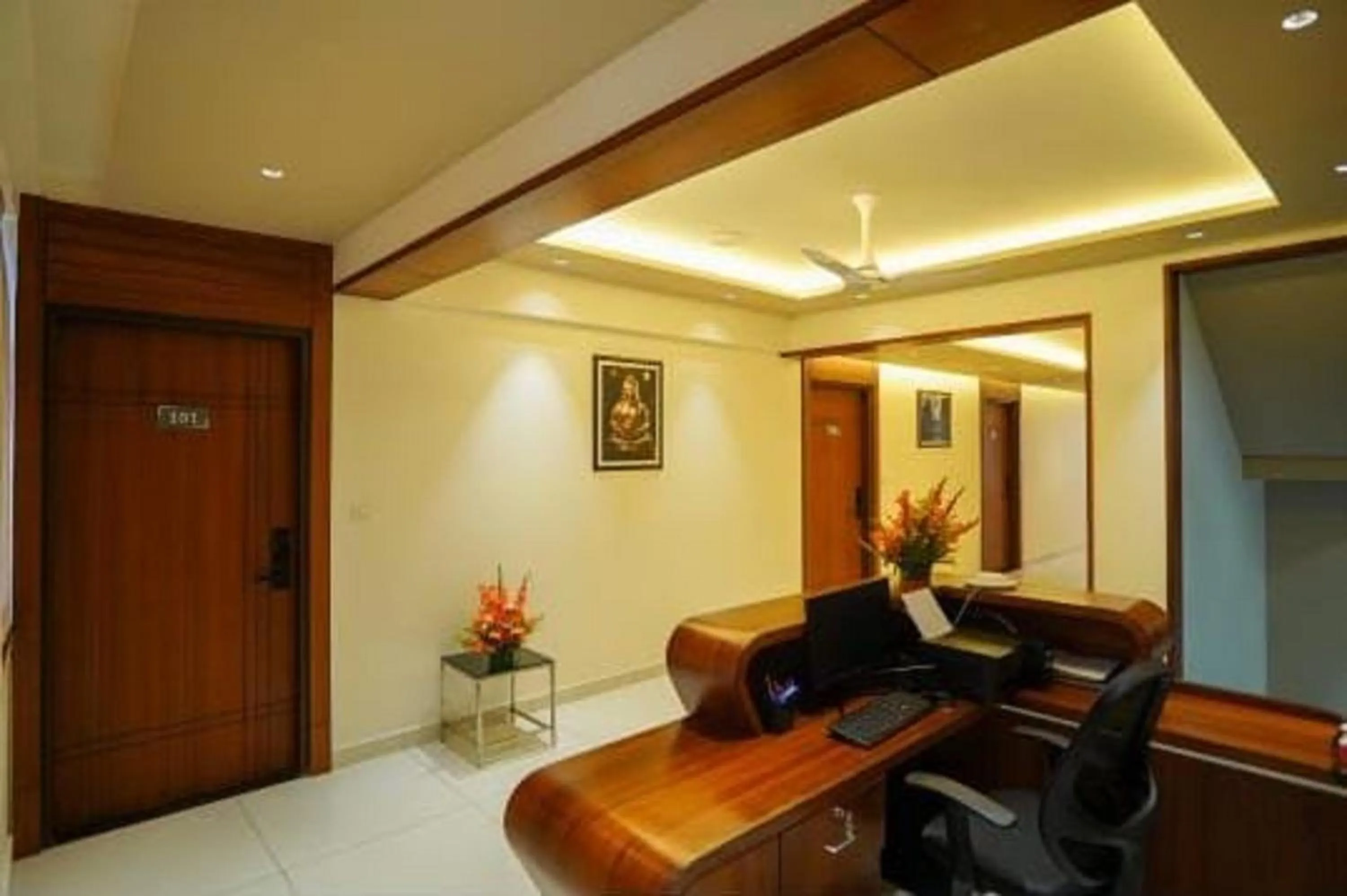Lobby or reception in Hotel Harigovindas Express Mysore