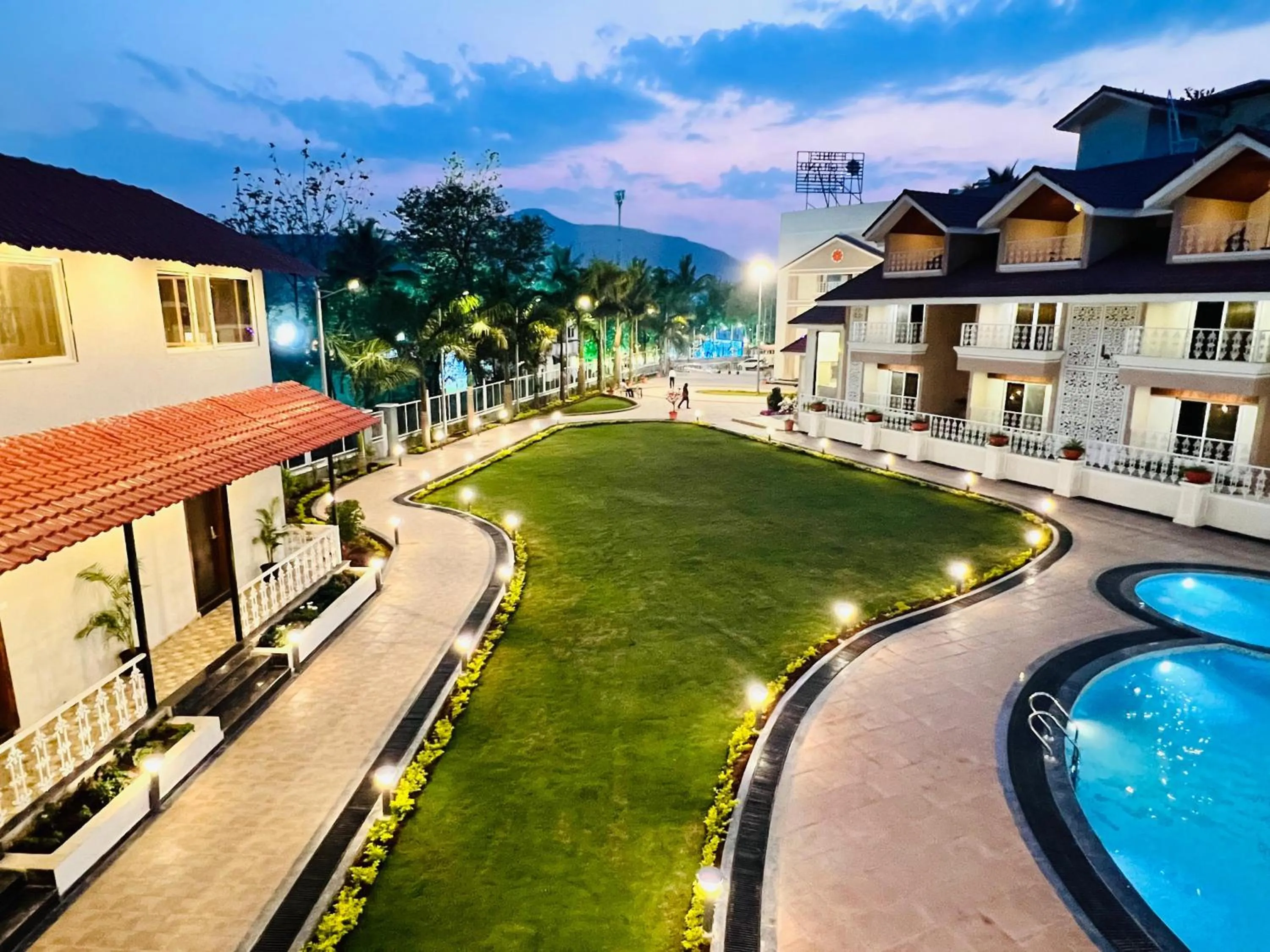 Natural landscape in The Grand Leela Resort