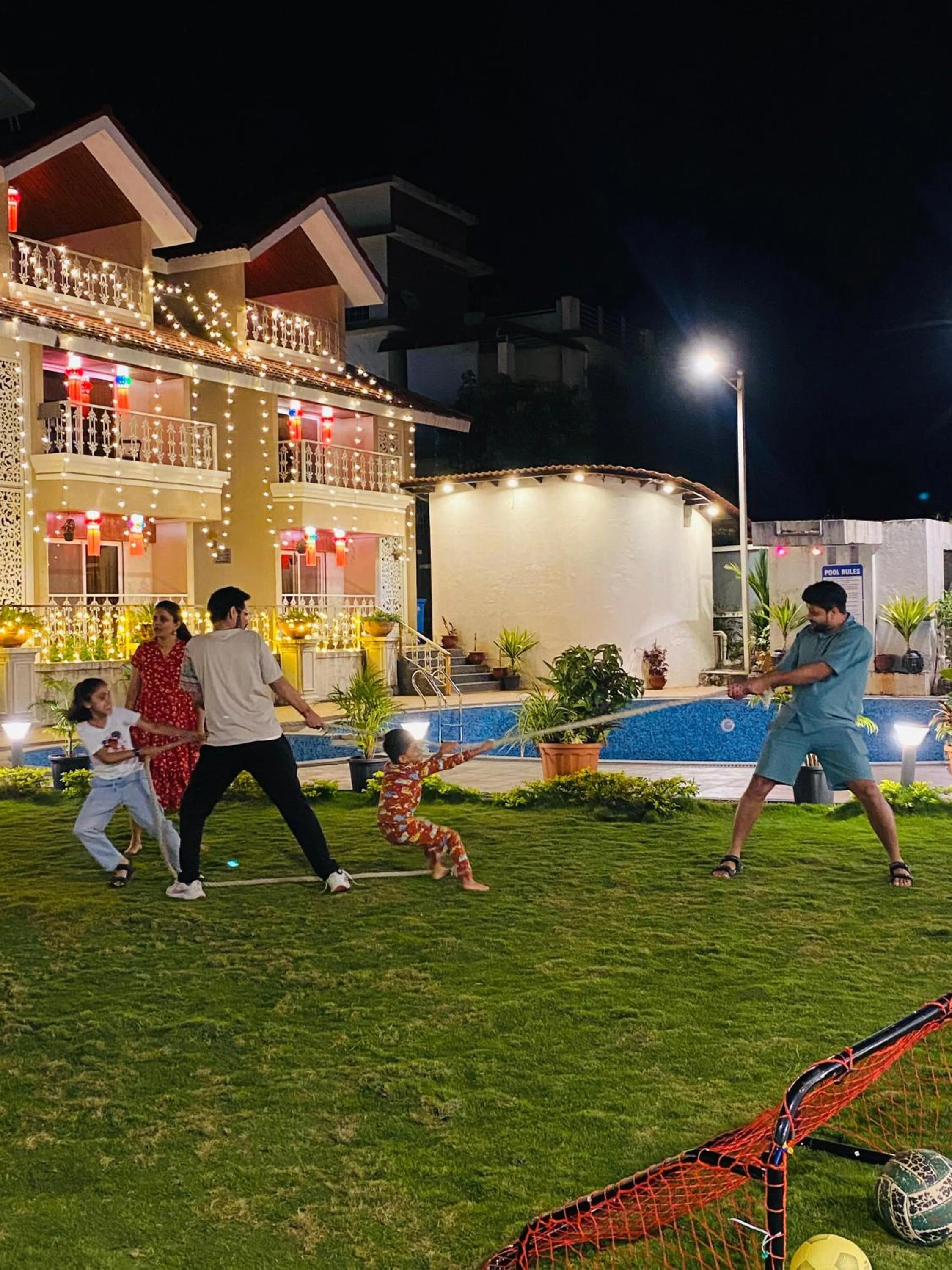 Night in The Grand Leela Resort