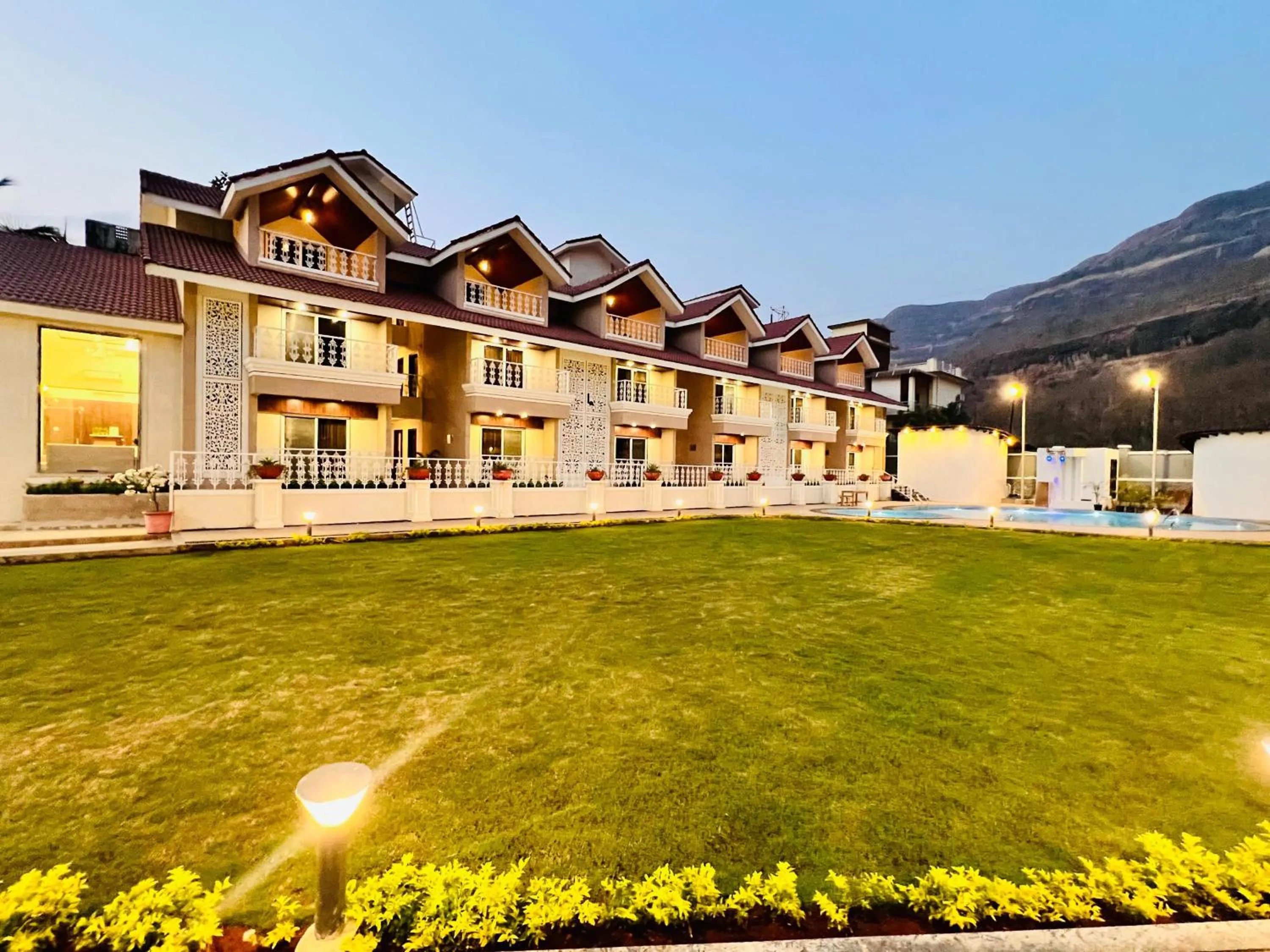 Property building in The Grand Leela Resort